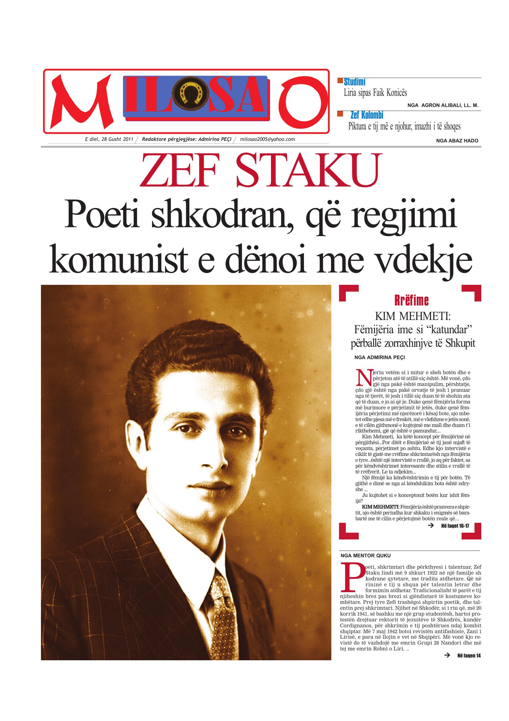 Gazeta Shqiptare 2011-08-28