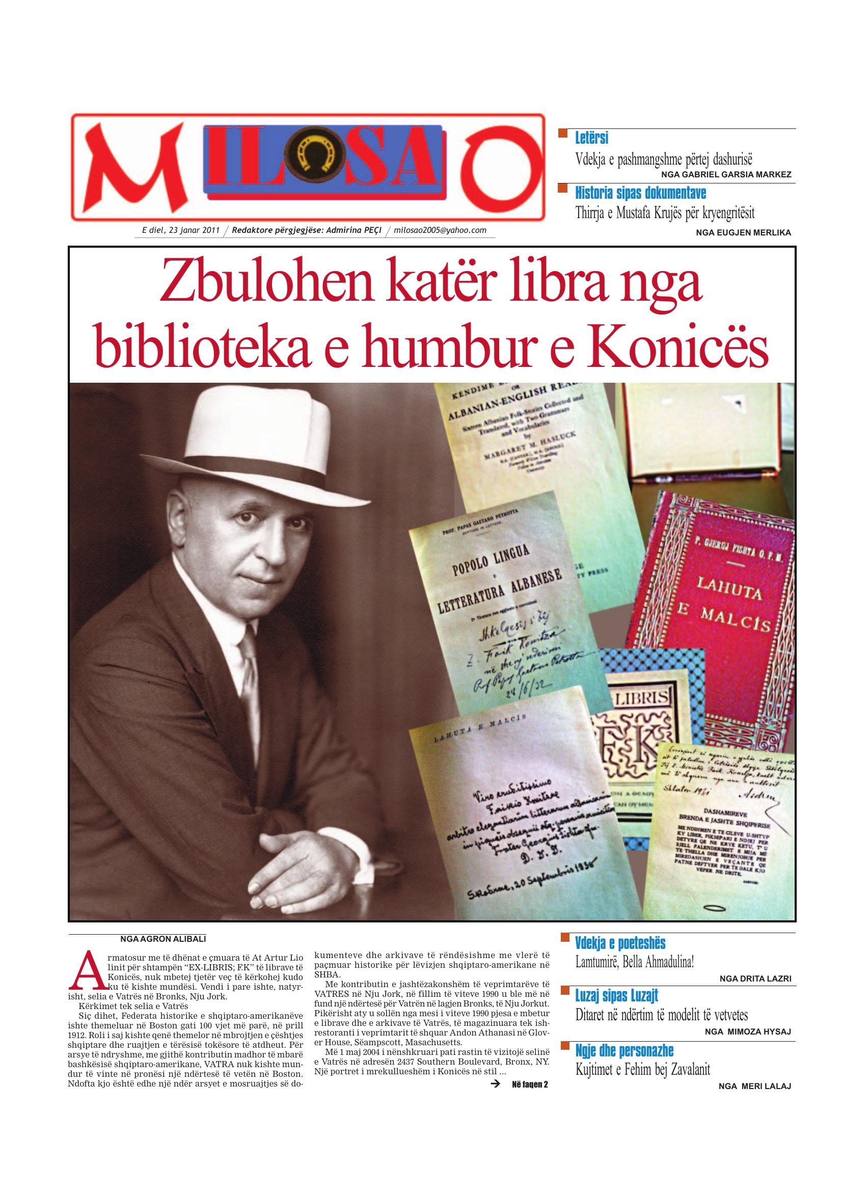 Gazeta Shqiptare 2011-01-23