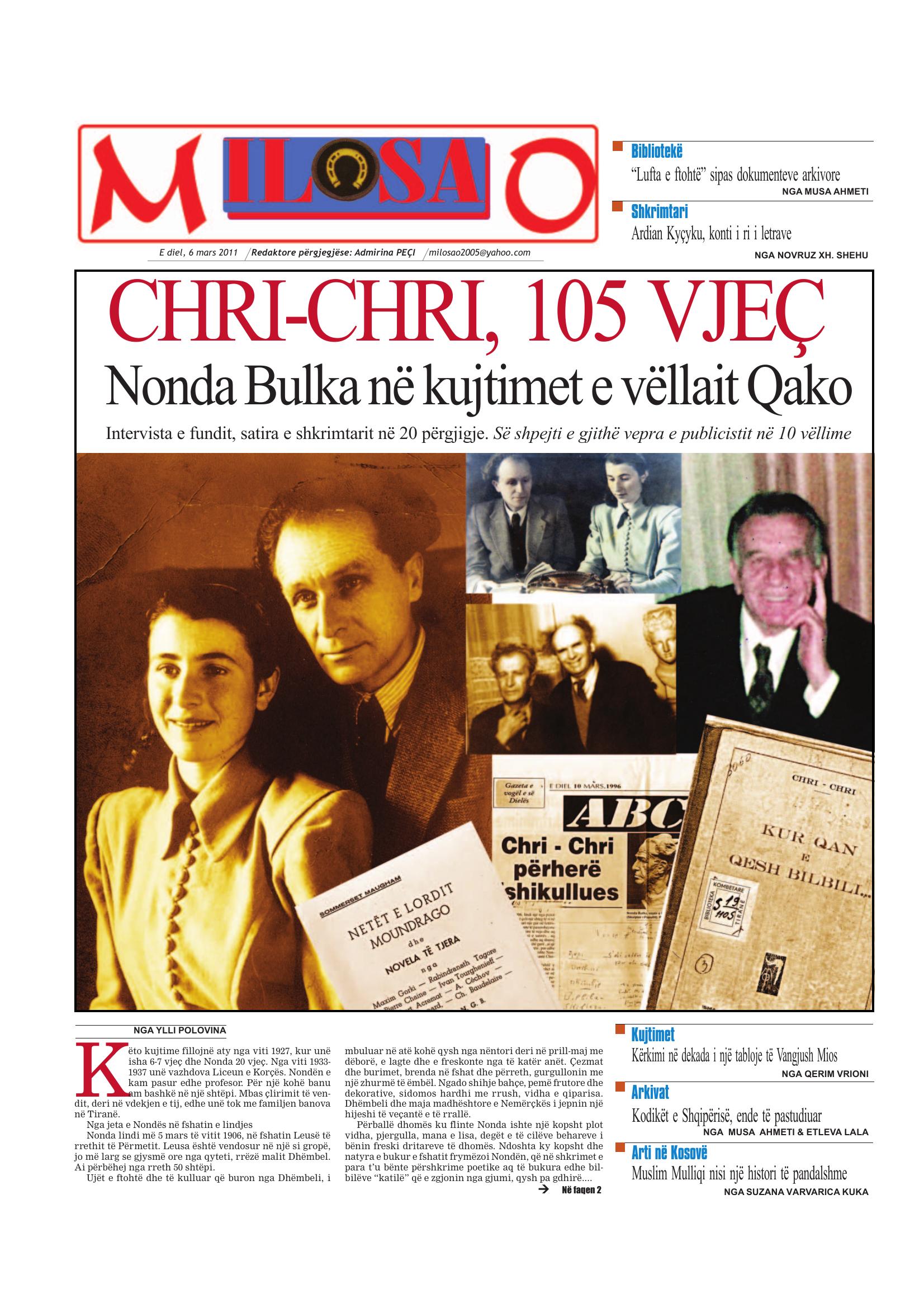 Gazeta Shqiptare 2011-03-06