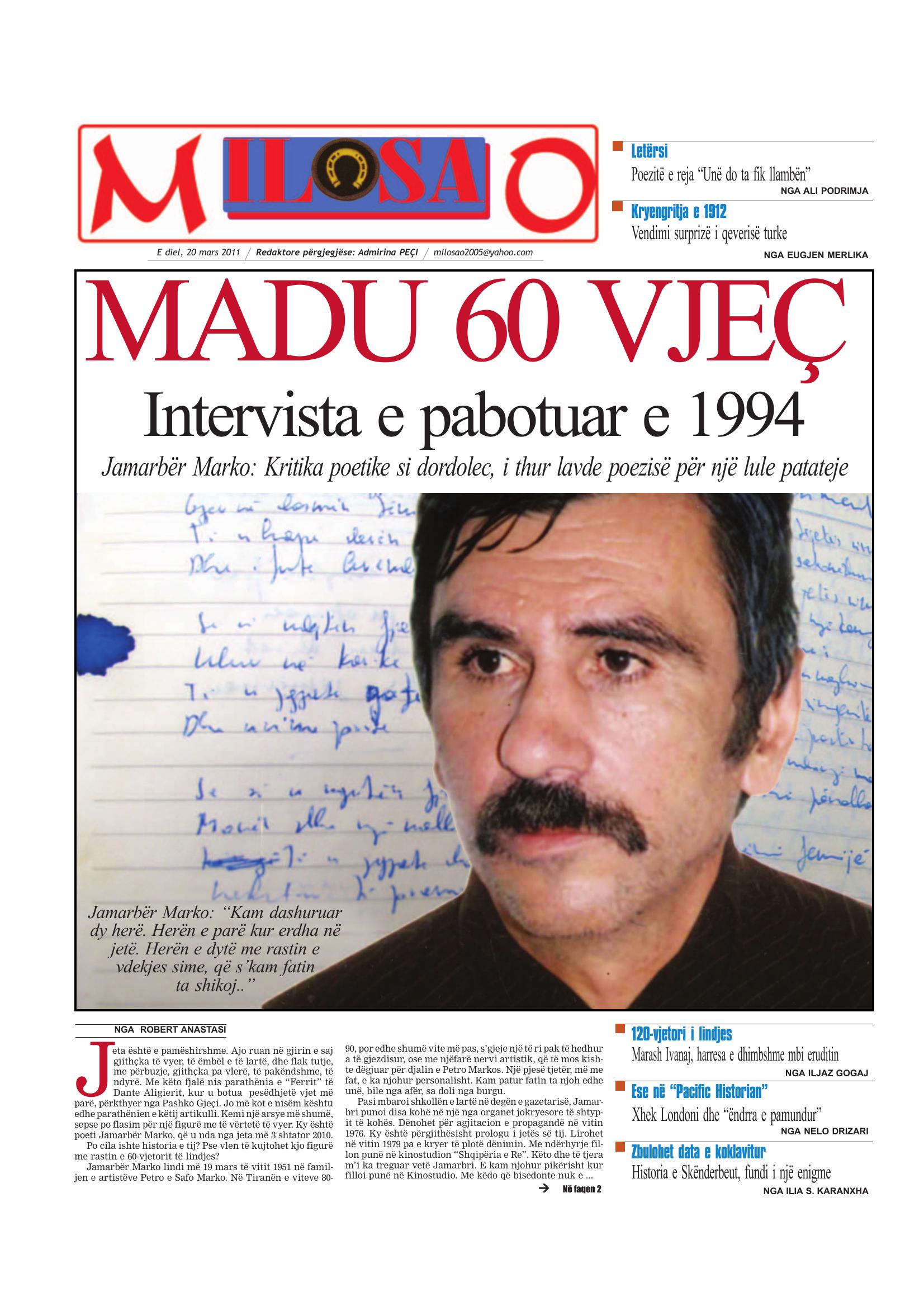 Gazeta Shqiptare 2011-03-20
