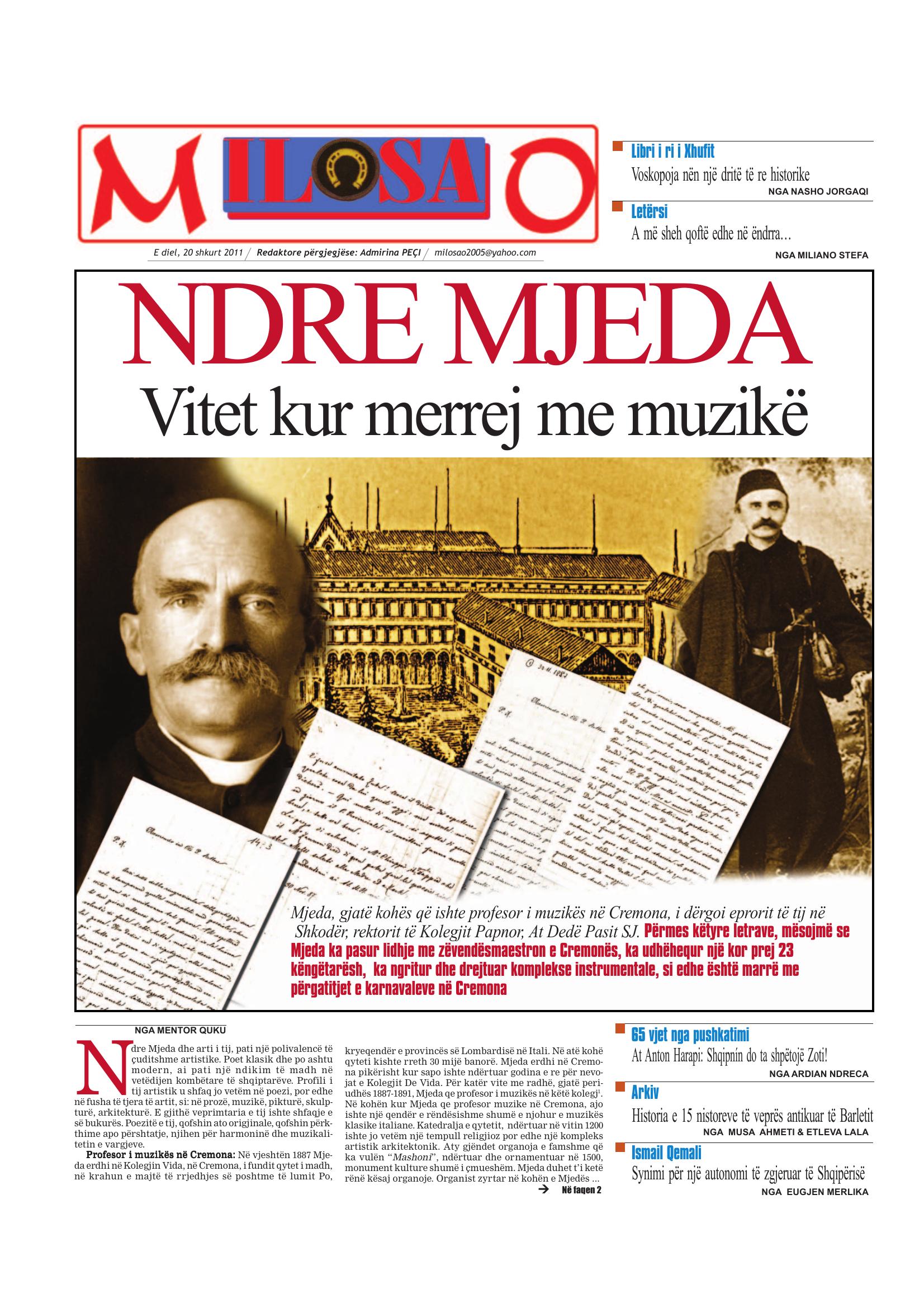 Gazeta Shqiptare 2011-02-20
