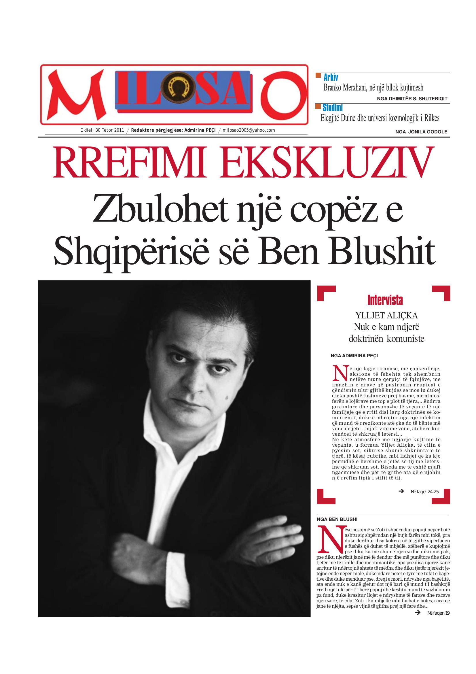 Gazeta Shqiptare 2011-10-30