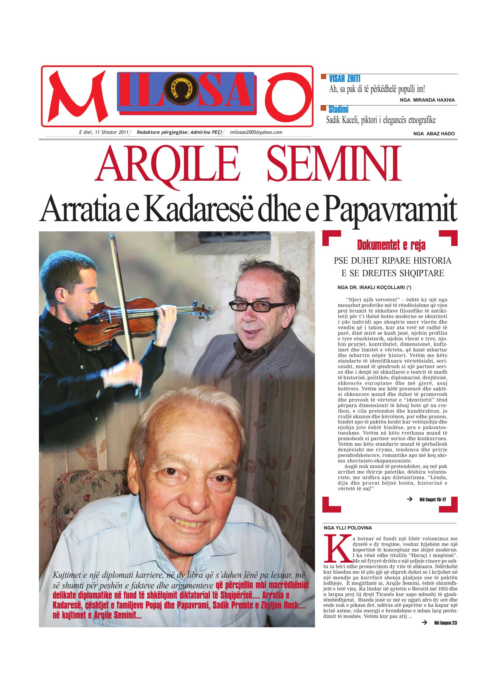 Gazeta Shqiptare 2011-09-11