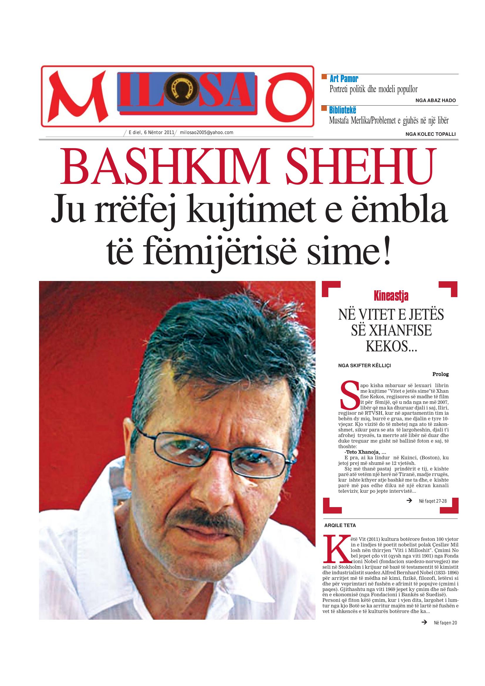 Gazeta Shqiptare 2011-11-06