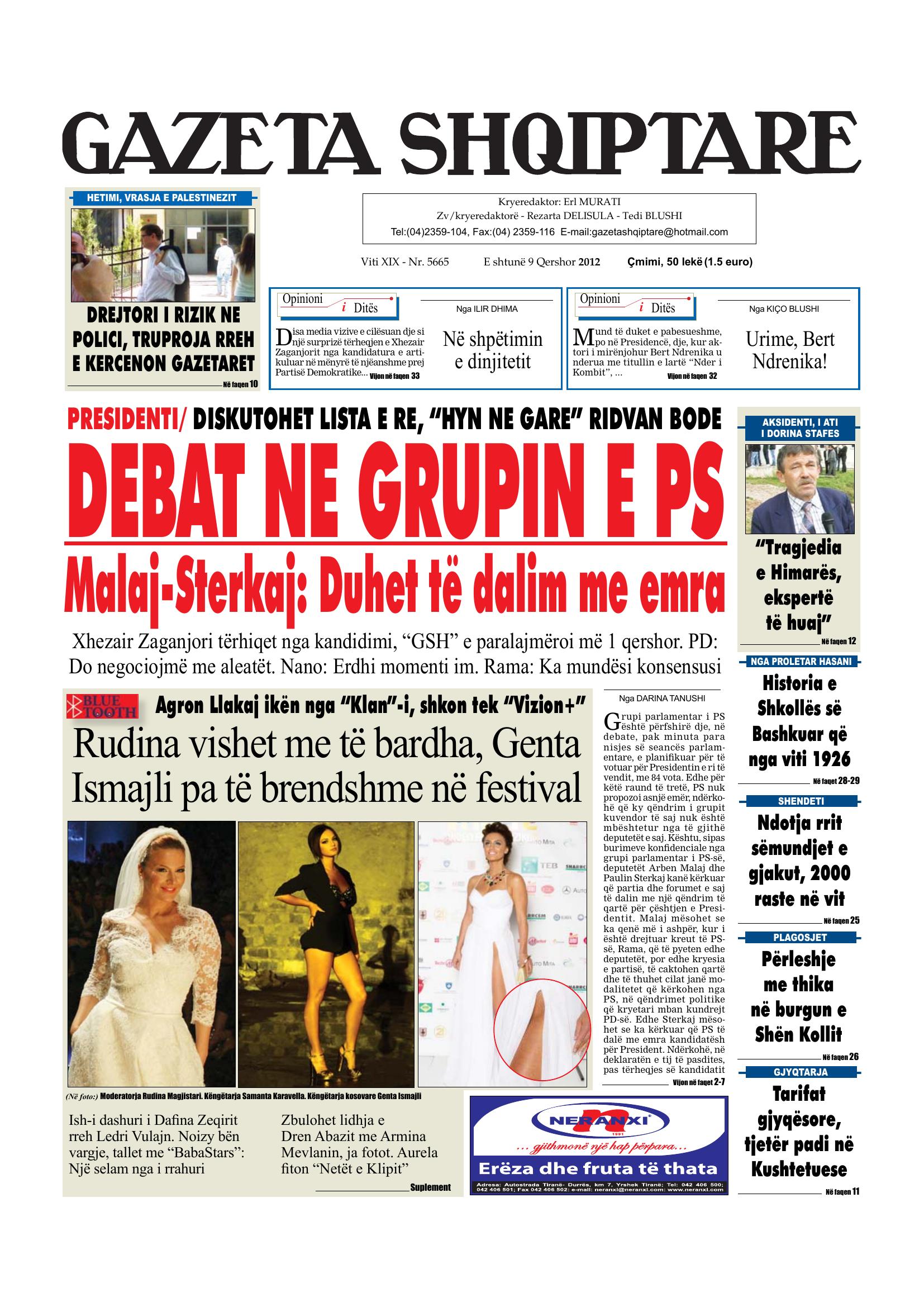 Gazeta Shqiptare 2012-06-09