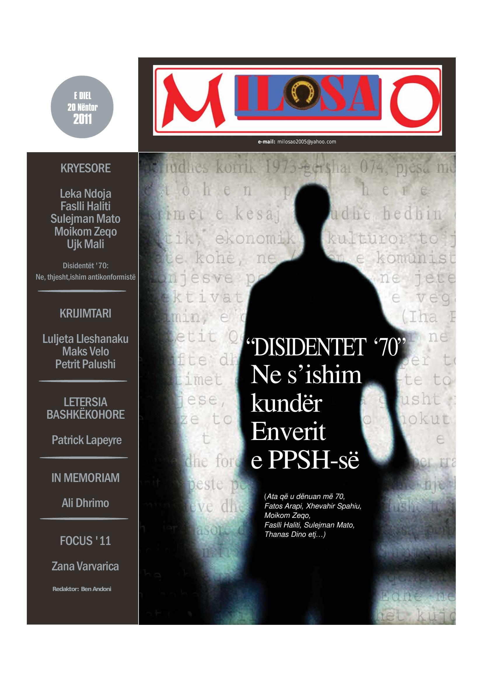 Gazeta Shqiptare 2011-11-20