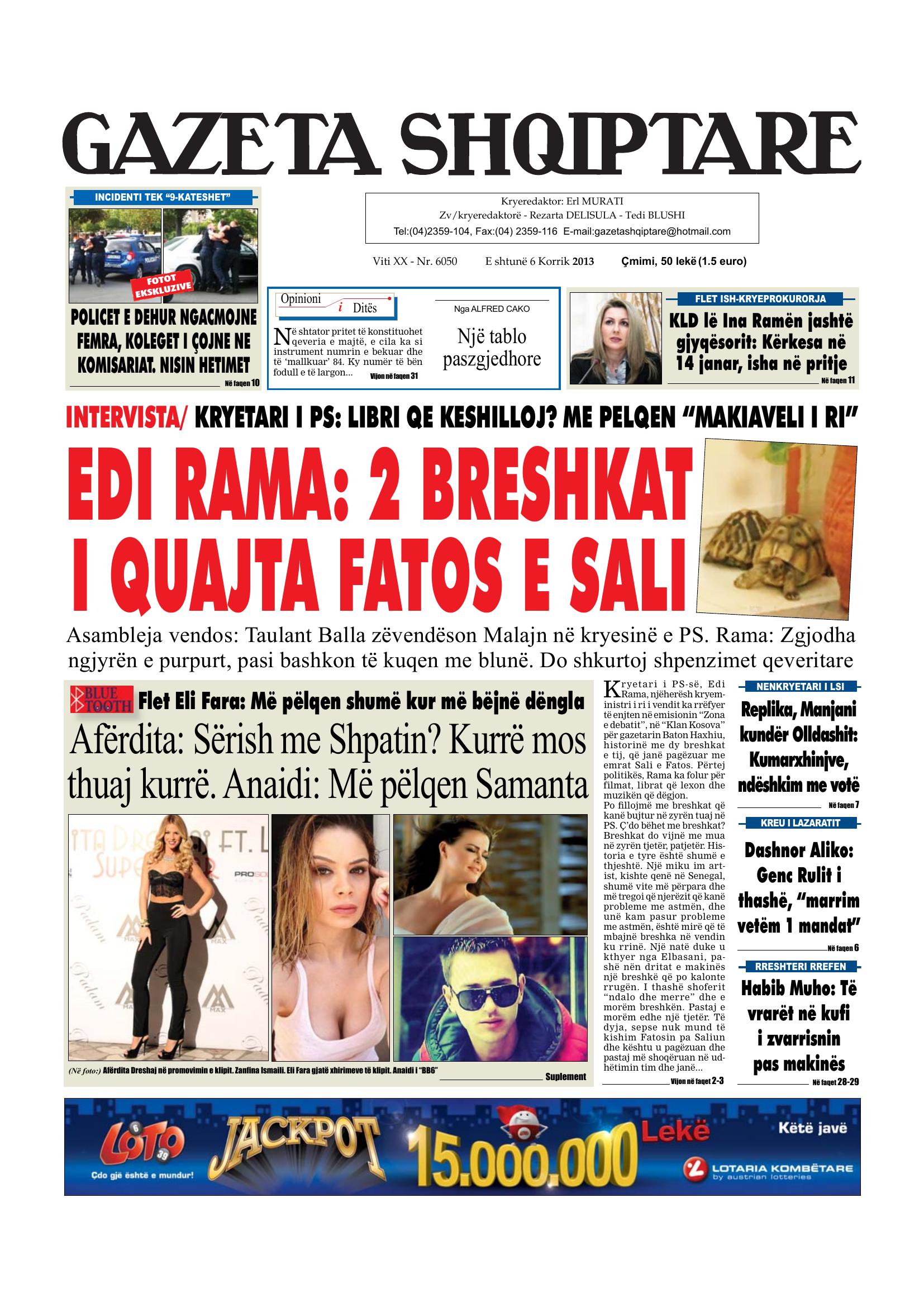 Gazeta Shqiptare 2013-07-06