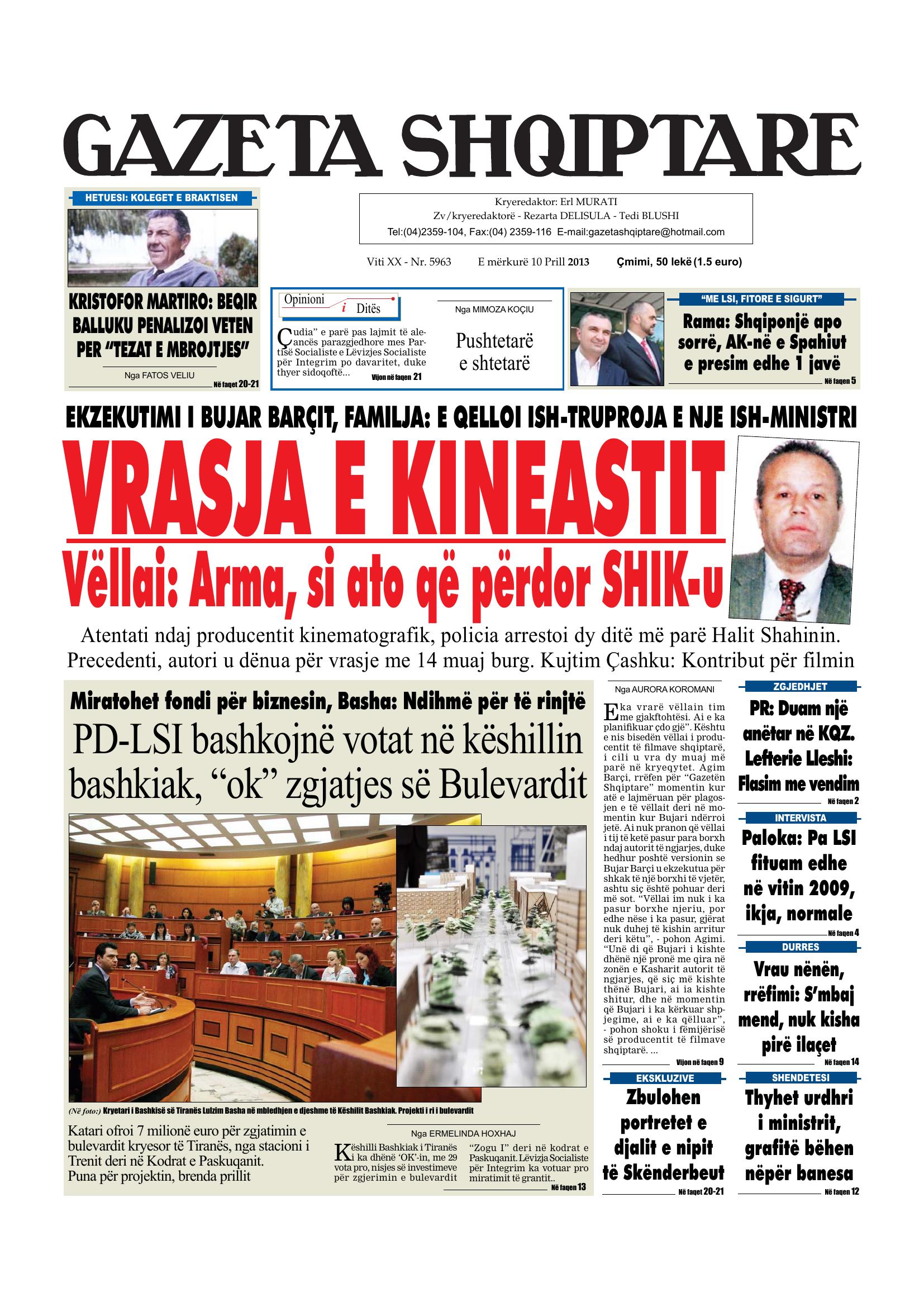 Gazeta Shqiptare 2013-04-10