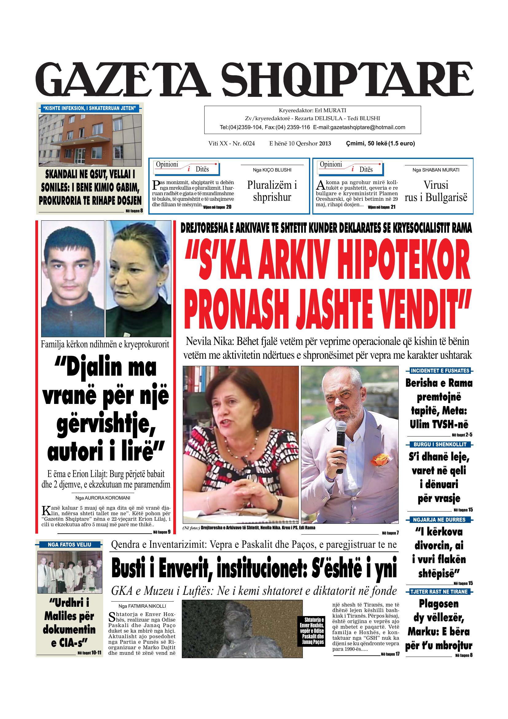 Gazeta Shqiptare 2013-06-10