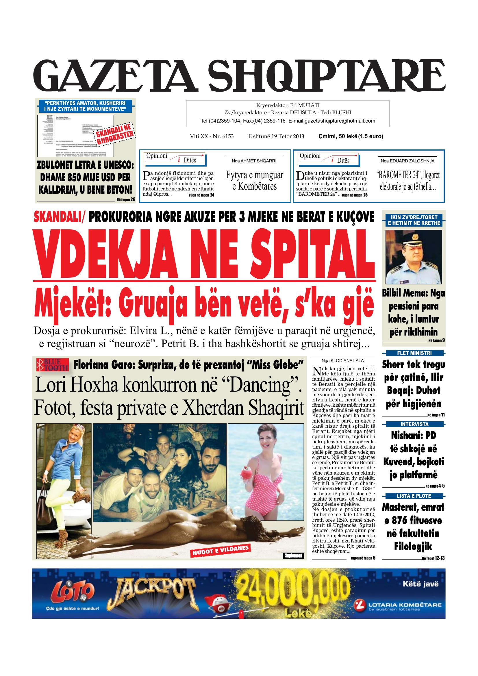 Gazeta Shqiptare 2013-10-19