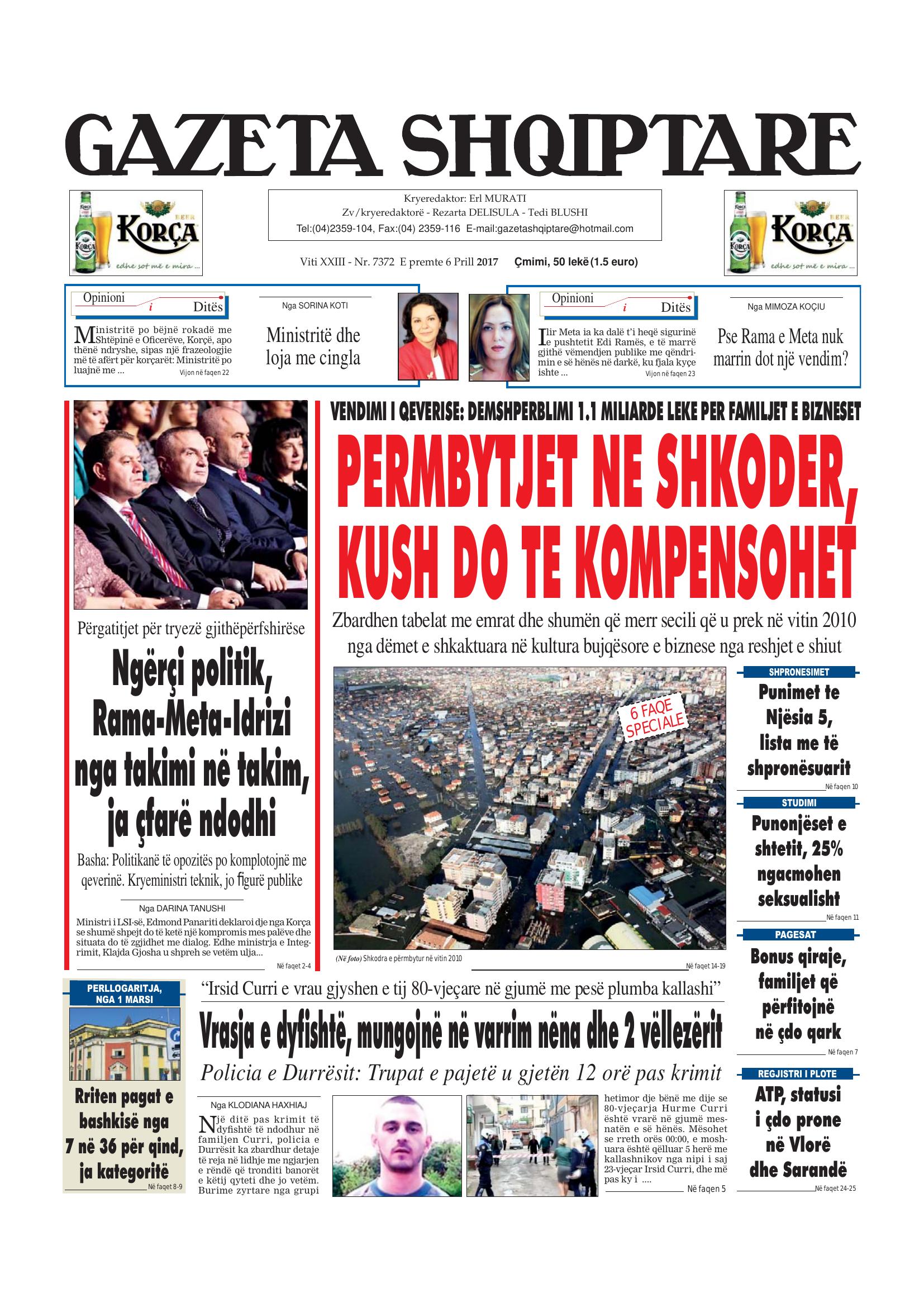 Gazeta Shqiptare 2017-04-06