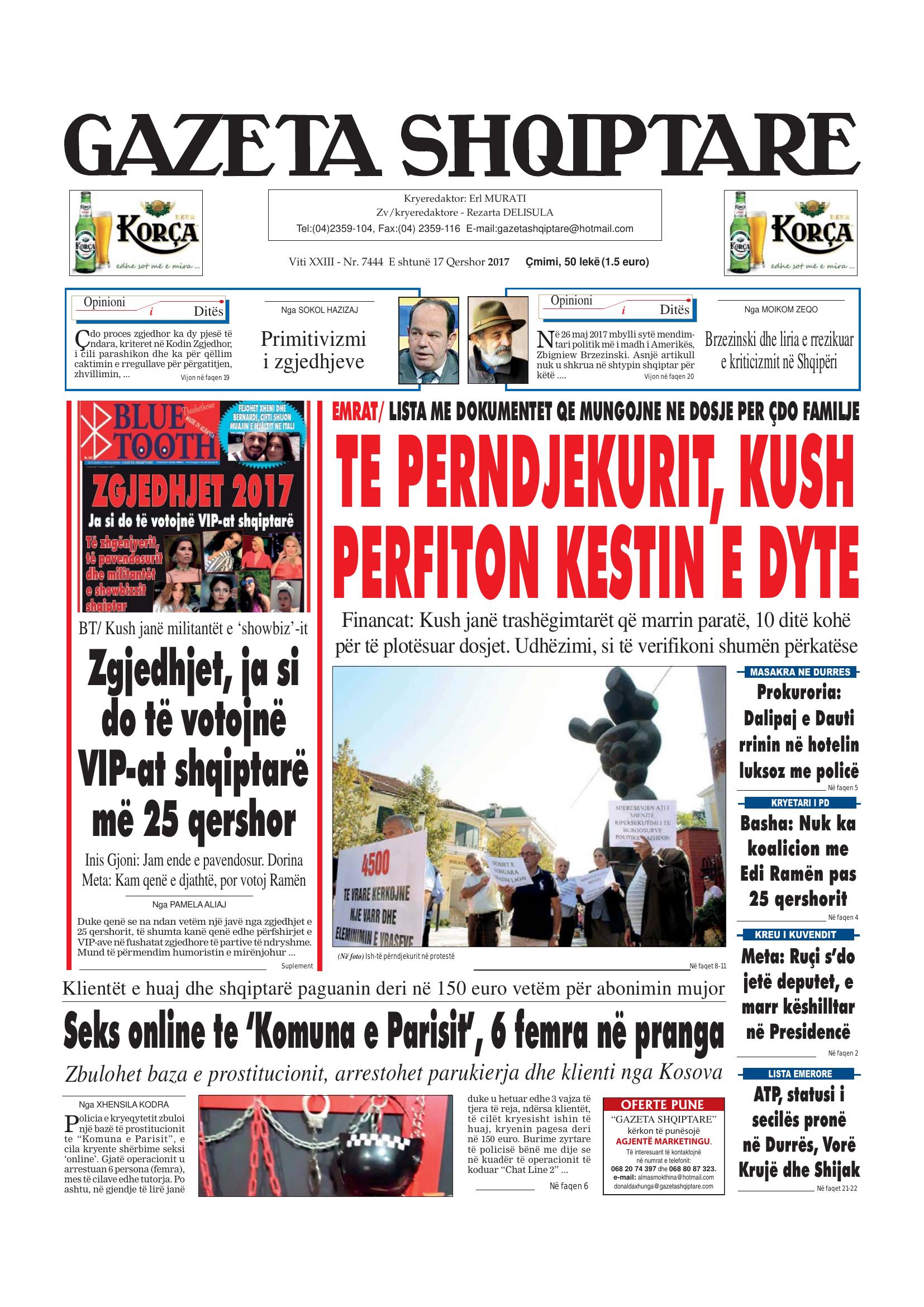Gazeta Shqiptare 2017-06-17