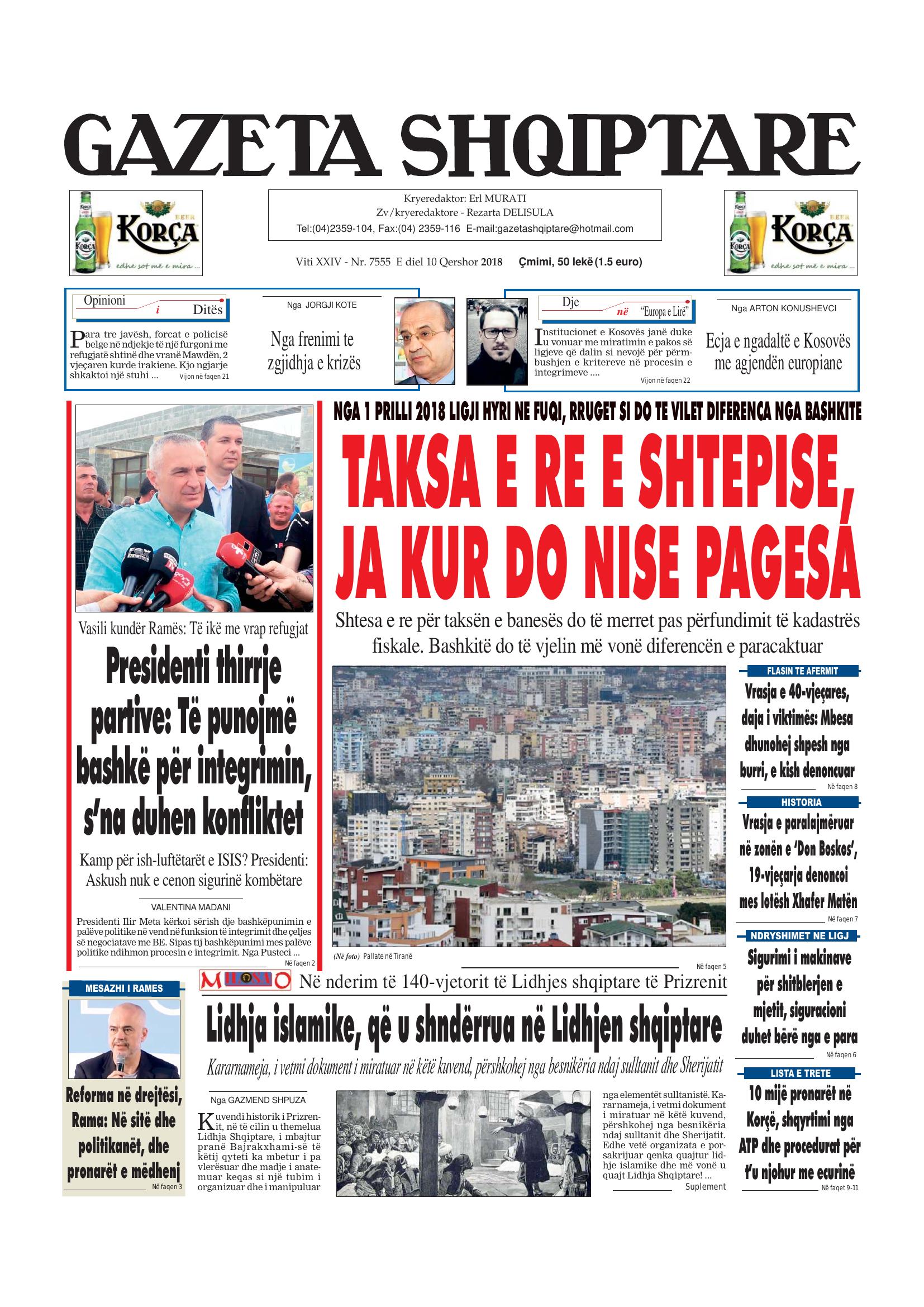 Gazeta Shqiptare 2018-06-10