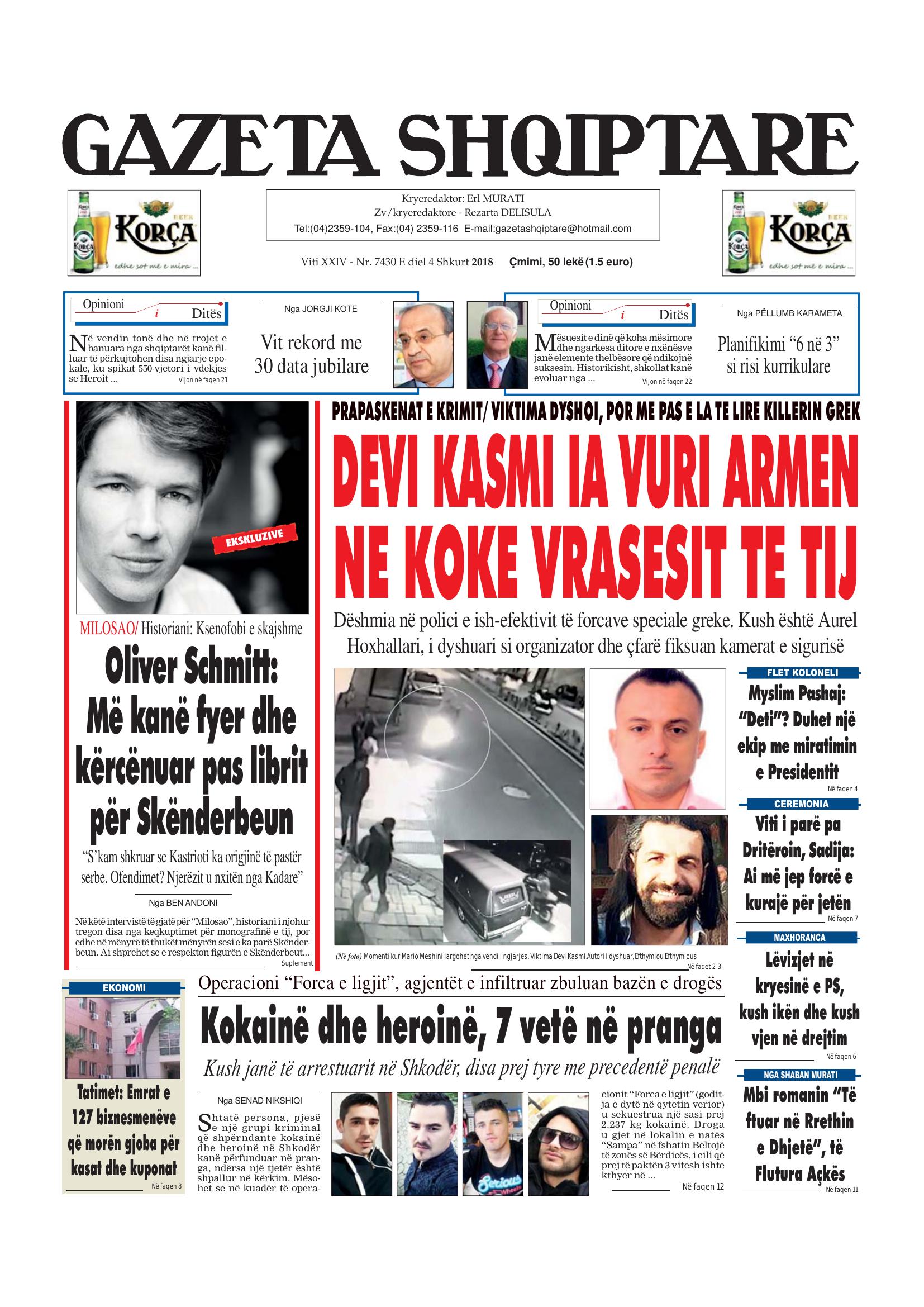 Gazeta Shqiptare 2018-02-04