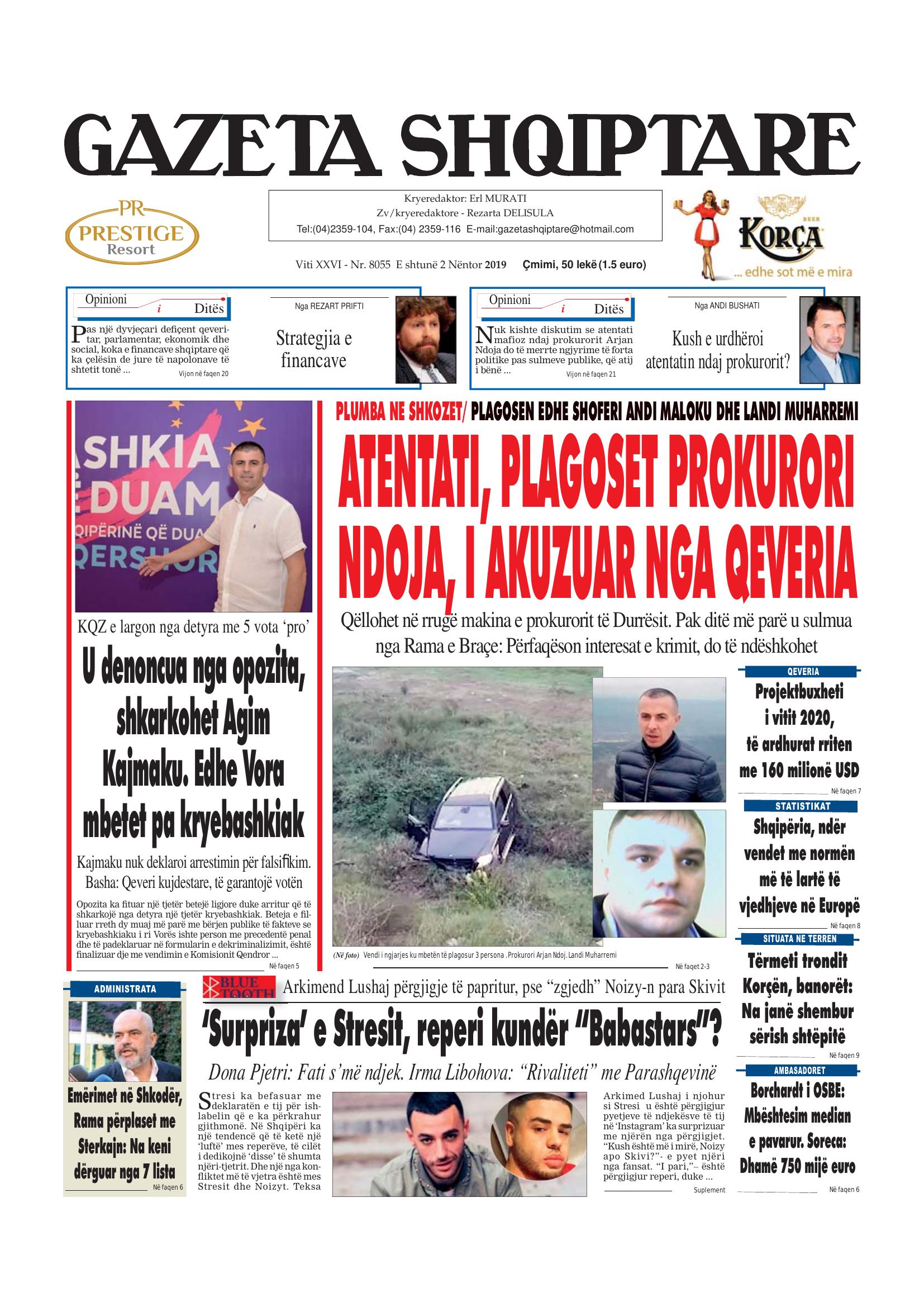 Gazeta Shqiptare 2019-11-02