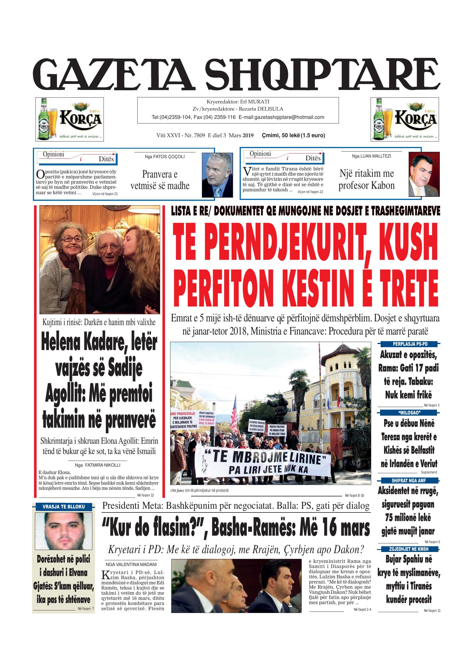 Gazeta Shqiptare 2019-03-03