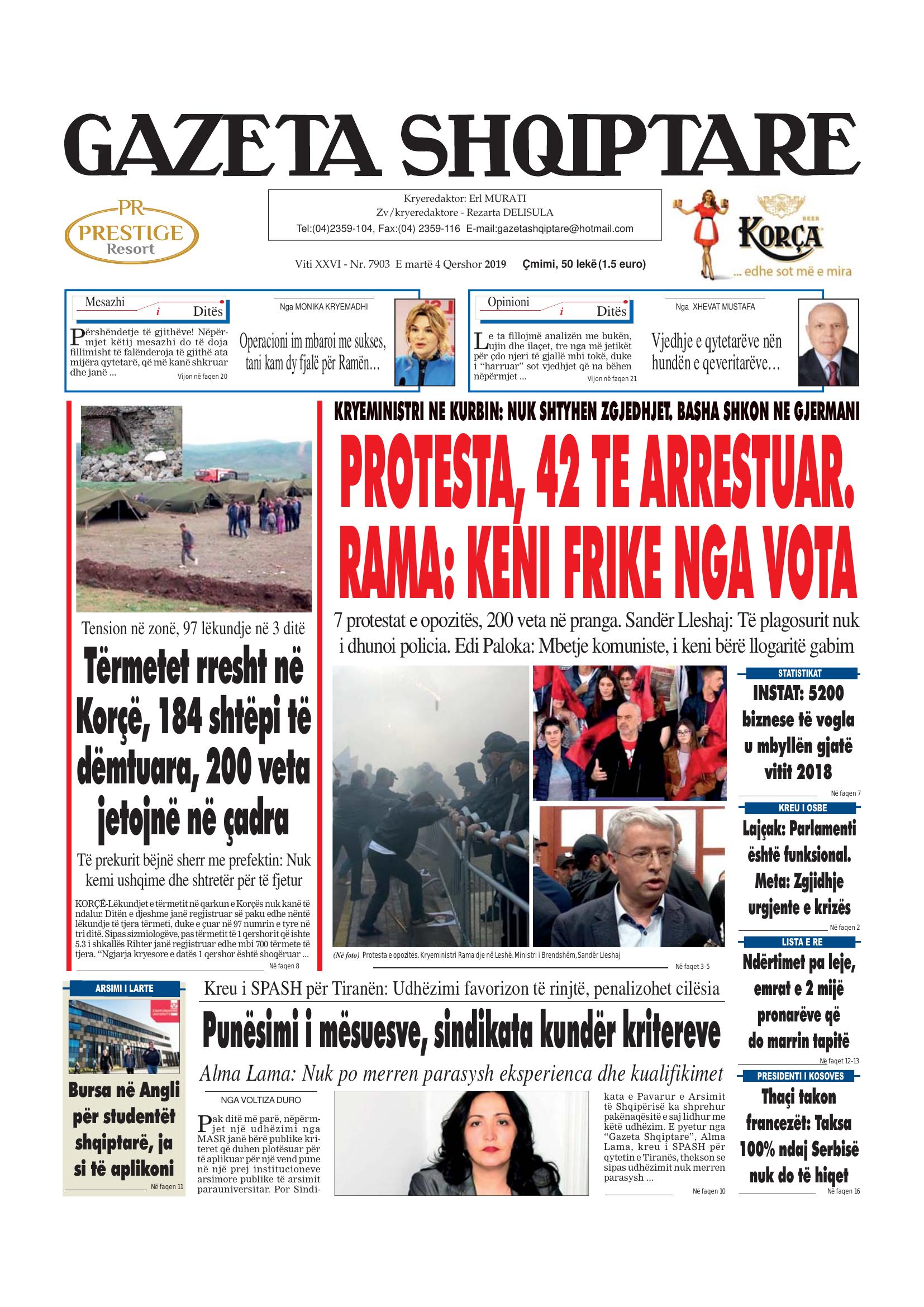 Gazeta Shqiptare 2019-06-04