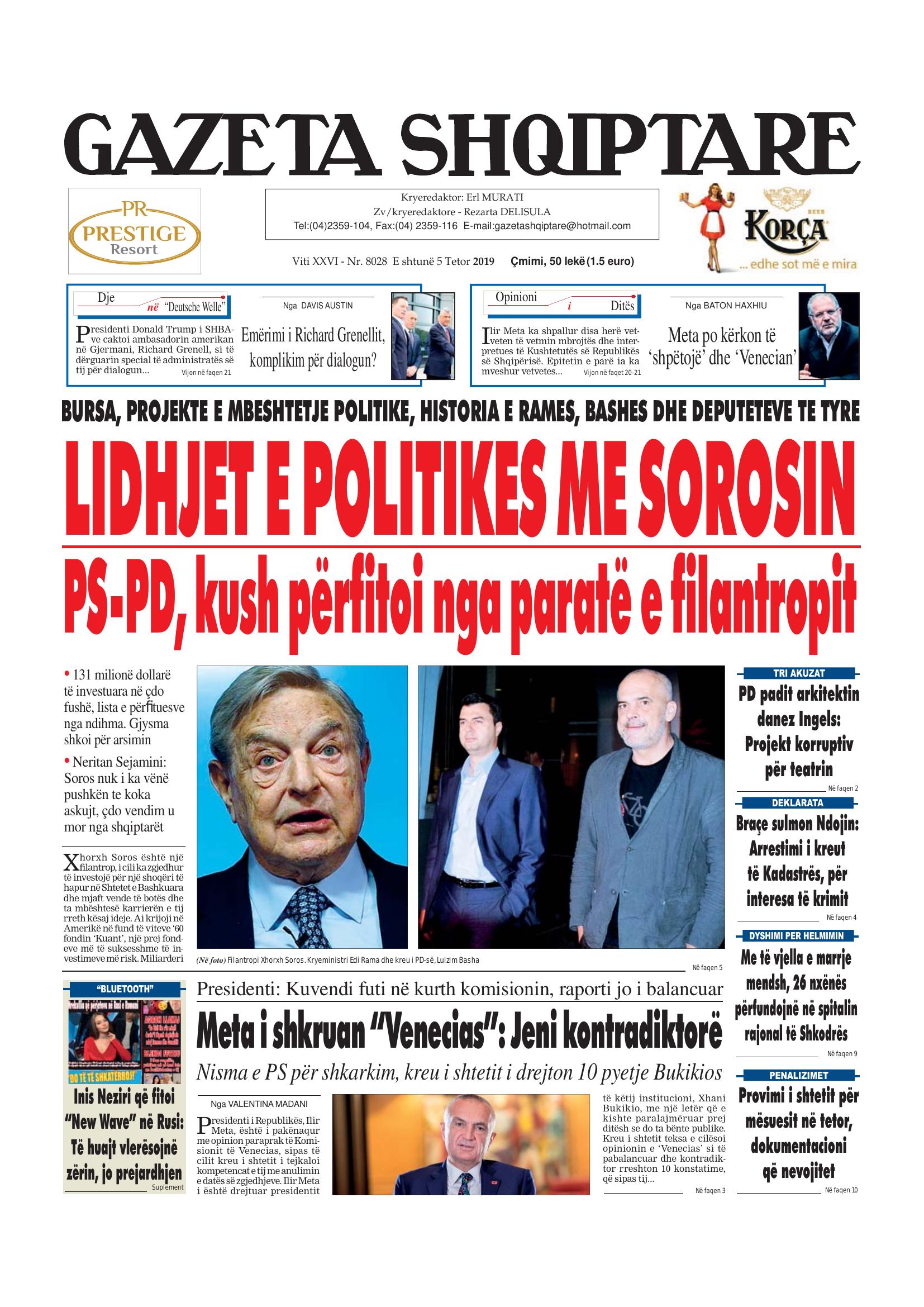 Gazeta Shqiptare 2019-10-05