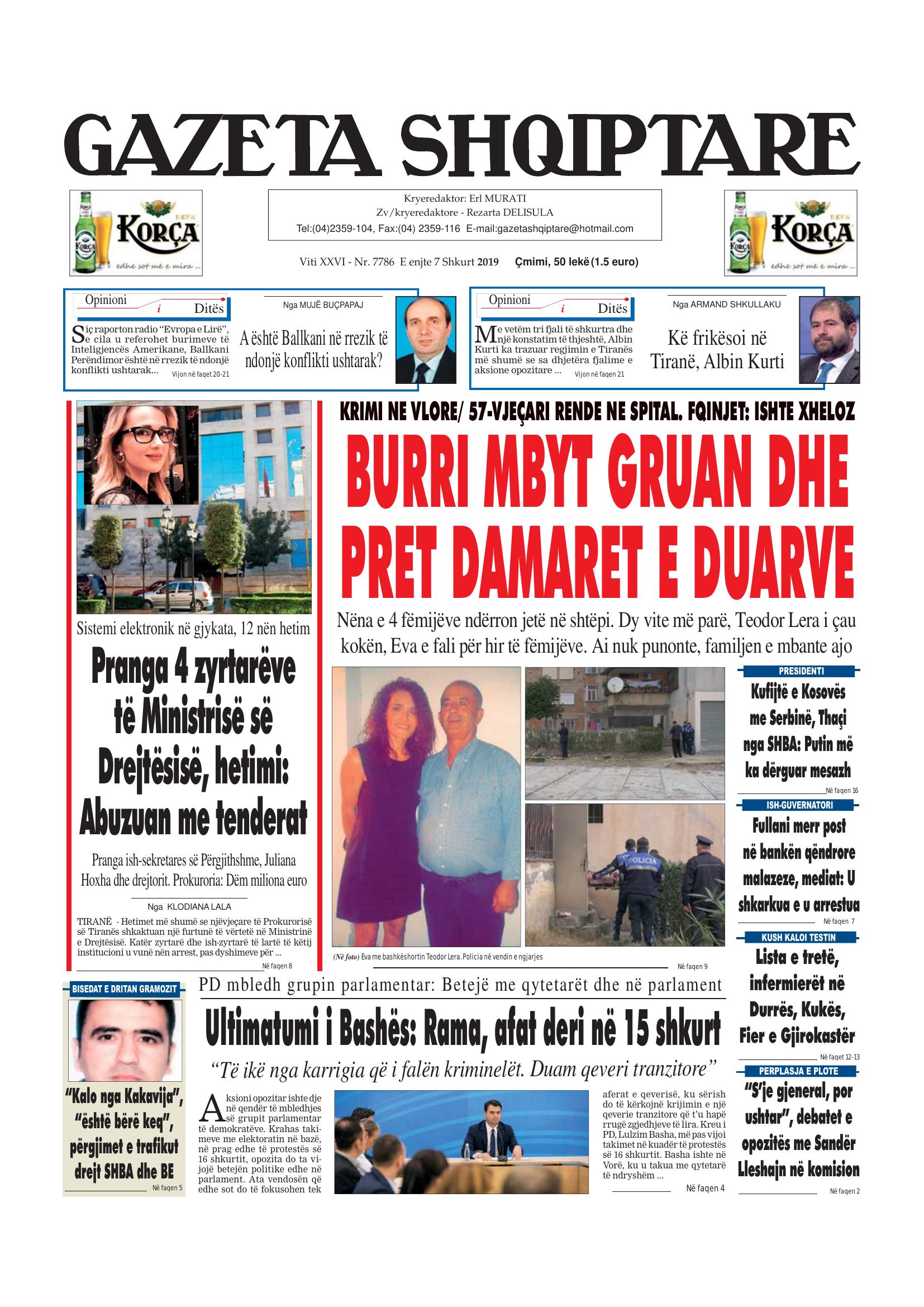 Gazeta Shqiptare 2019-02-07