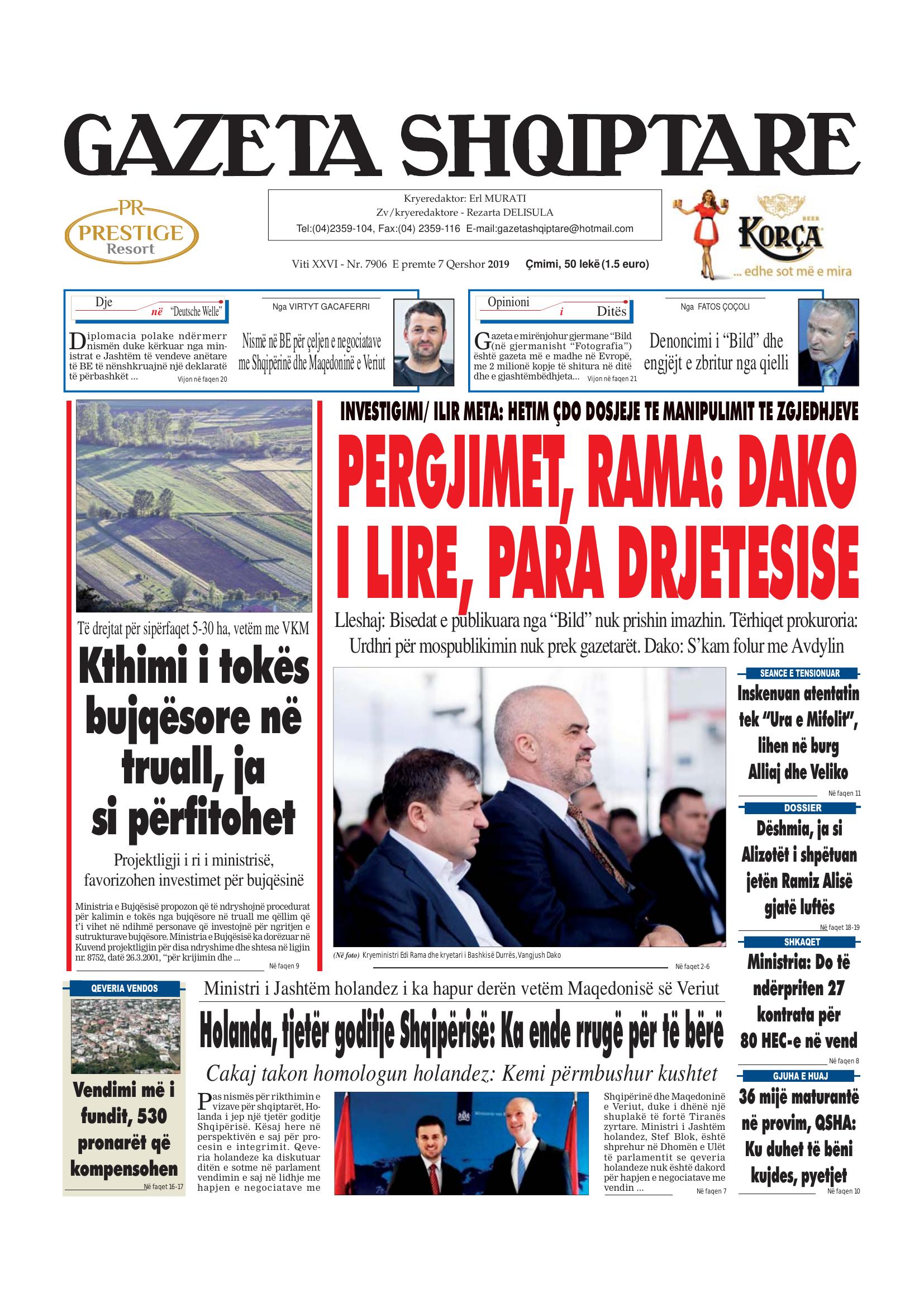 Gazeta Shqiptare 2019-06-07