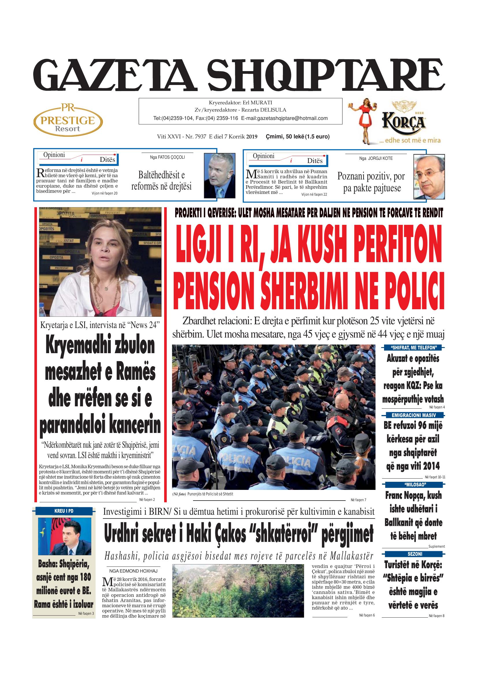 Gazeta Shqiptare 2019-07-07