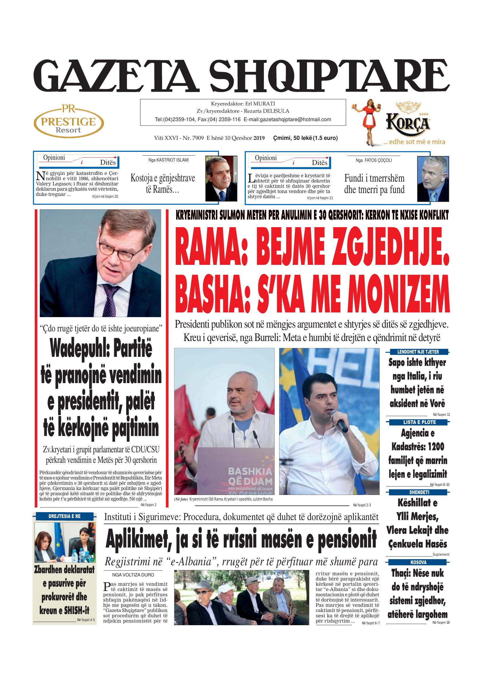Gazeta Shqiptare 2019-06-10
