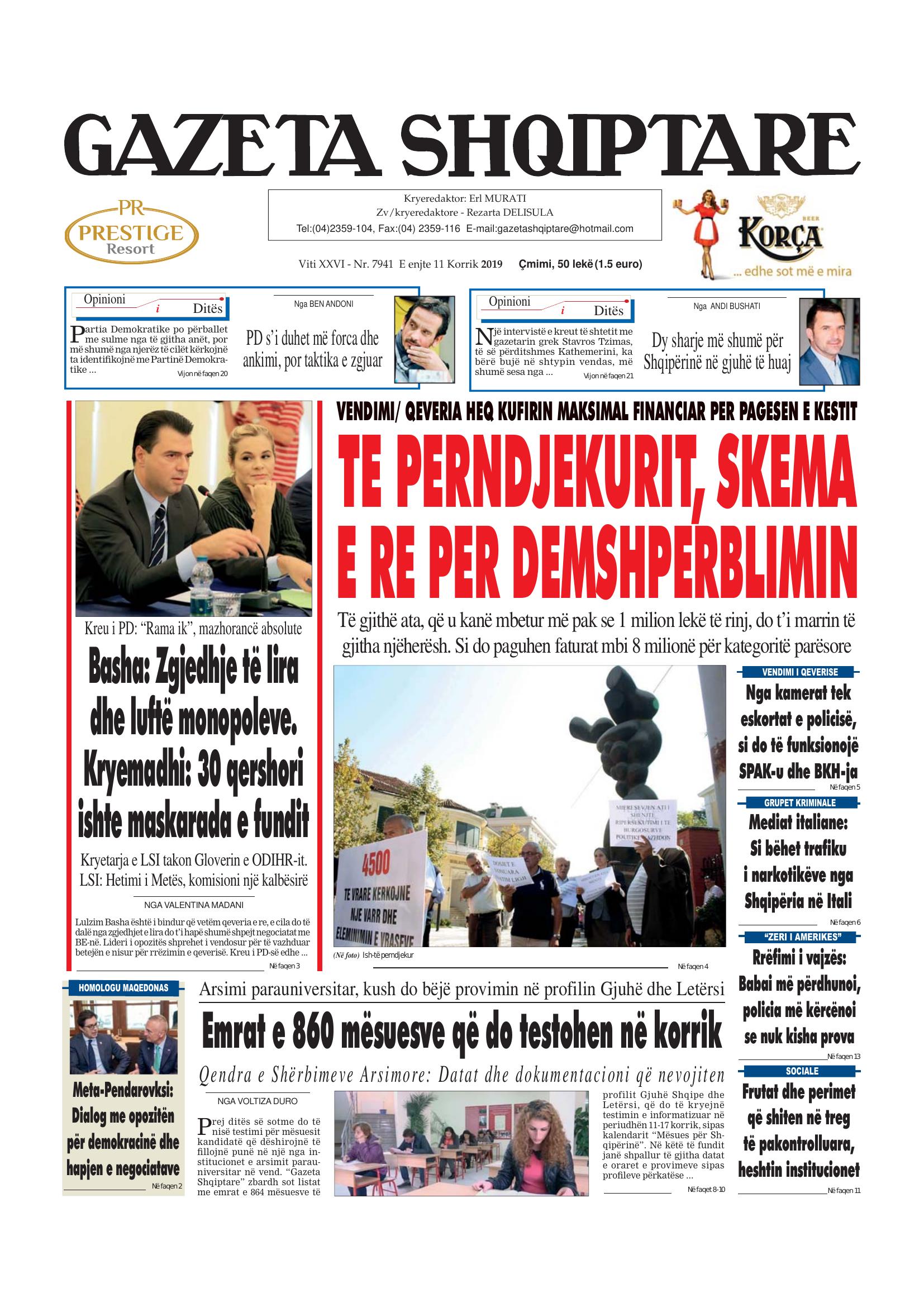 Gazeta Shqiptare 2019-07-11