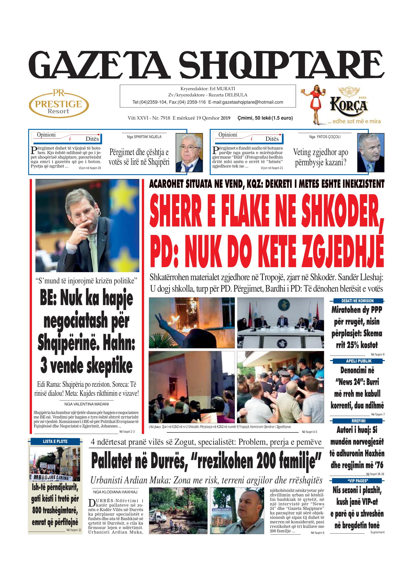 Gazeta Shqiptare 2019-06-19