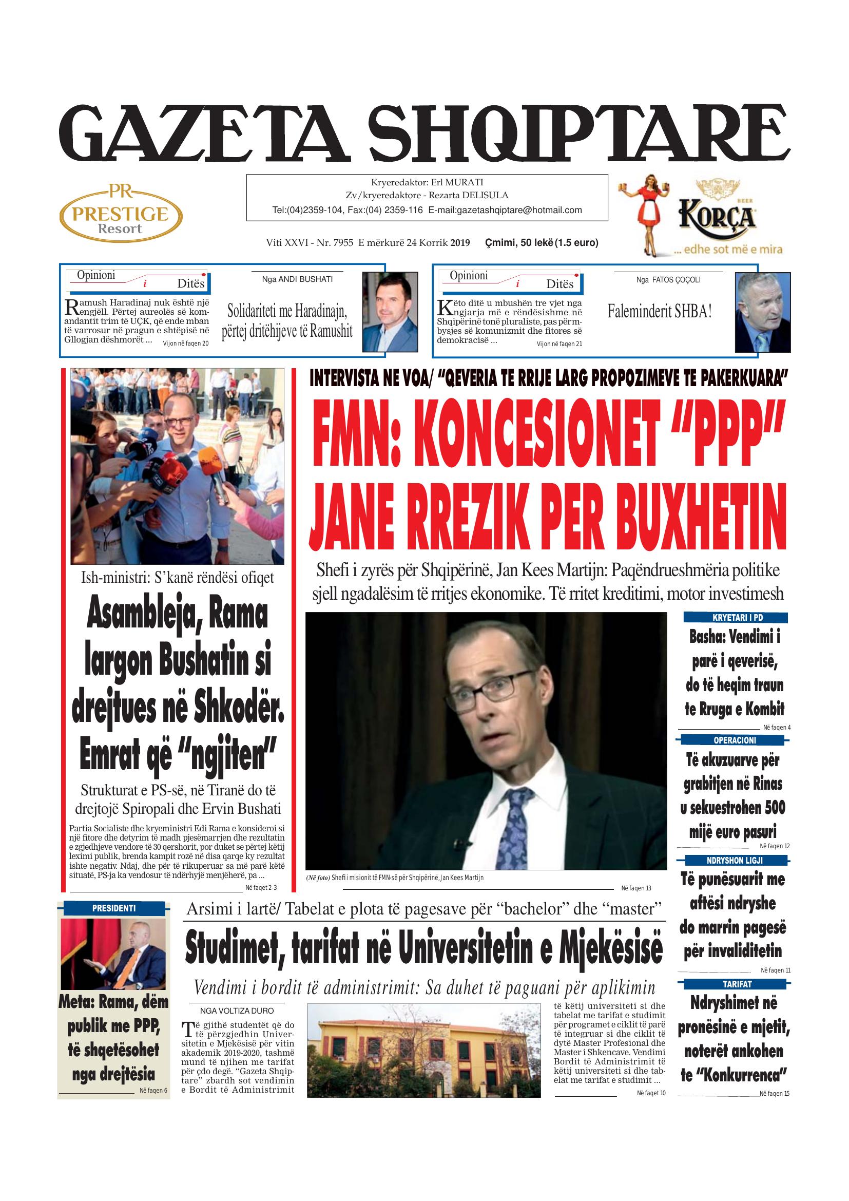 Gazeta Shqiptare 2019-07-24