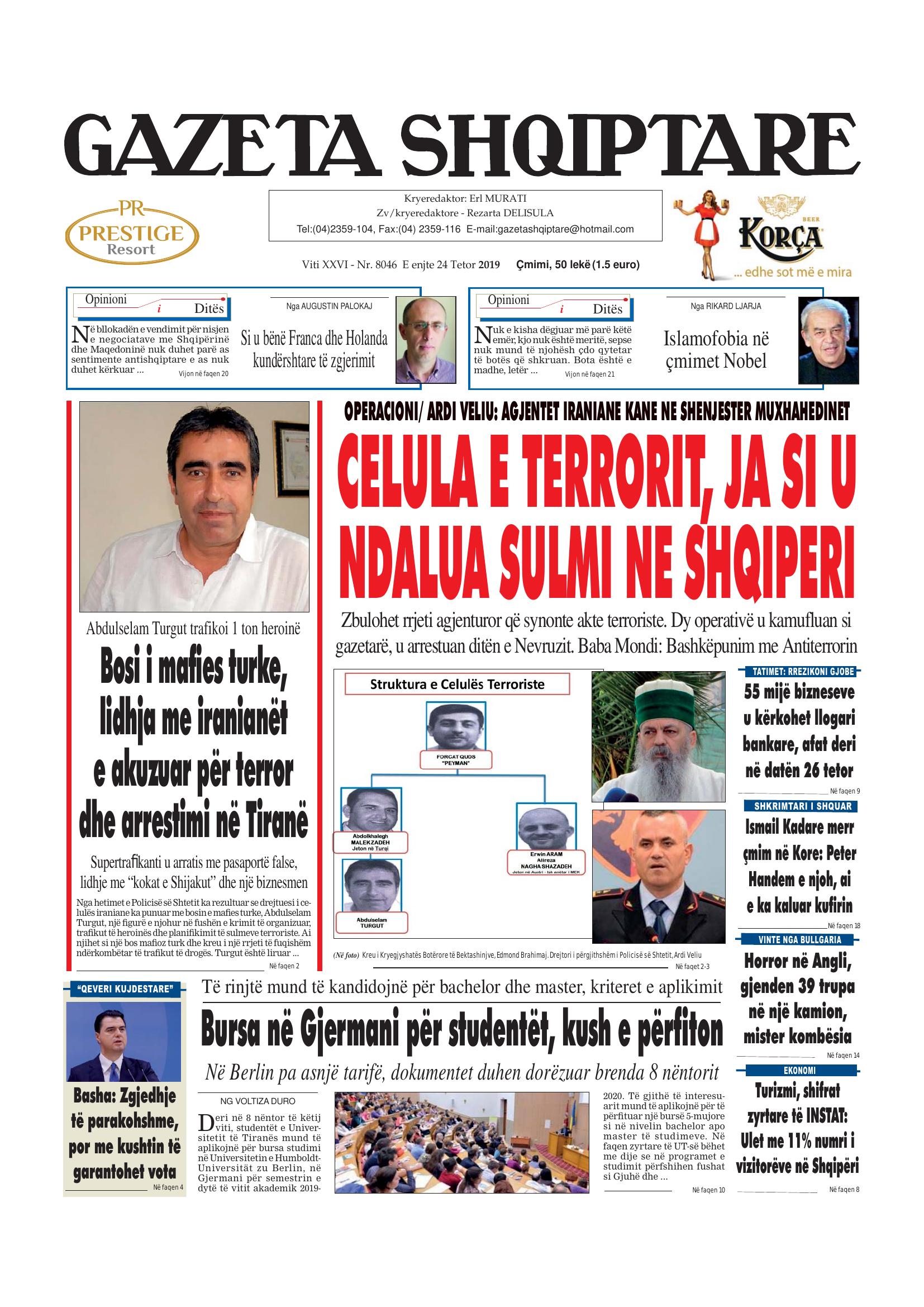 Gazeta Shqiptare 2019-10-24