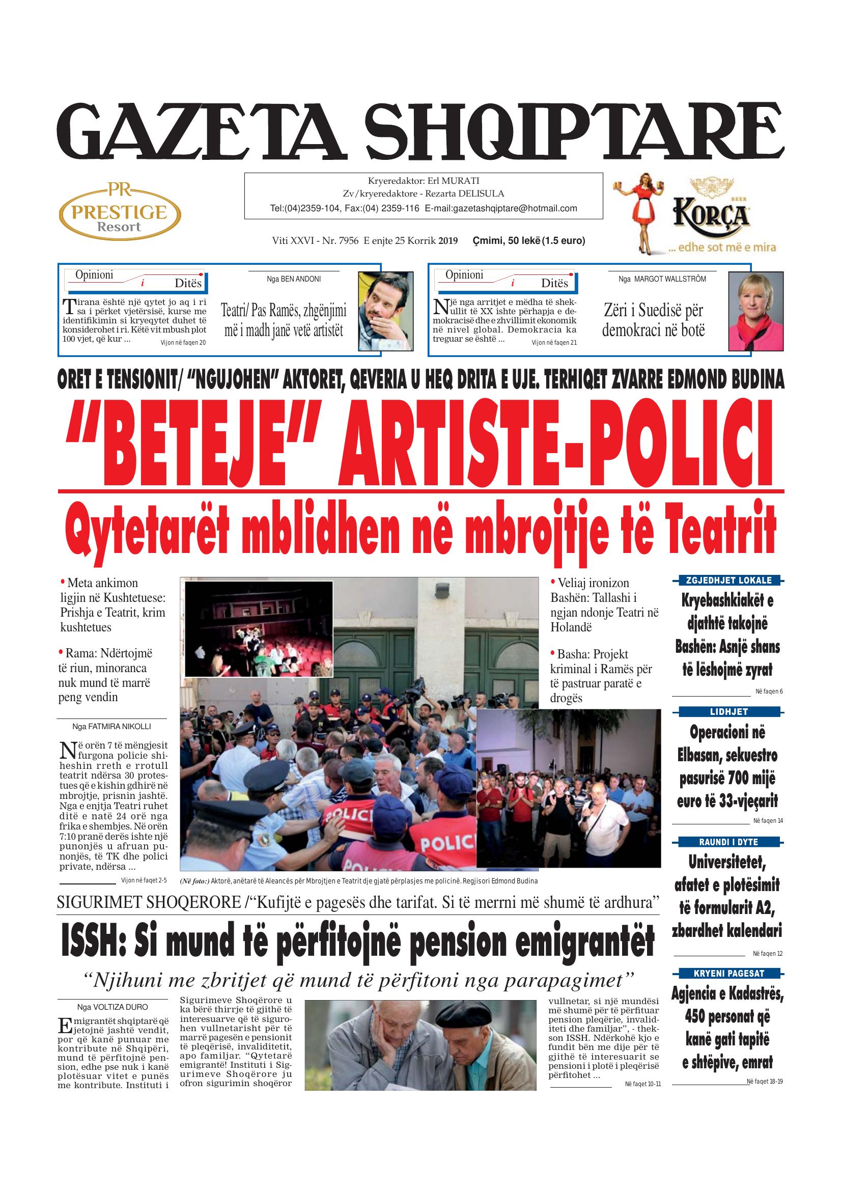 Gazeta Shqiptare 2019-07-25