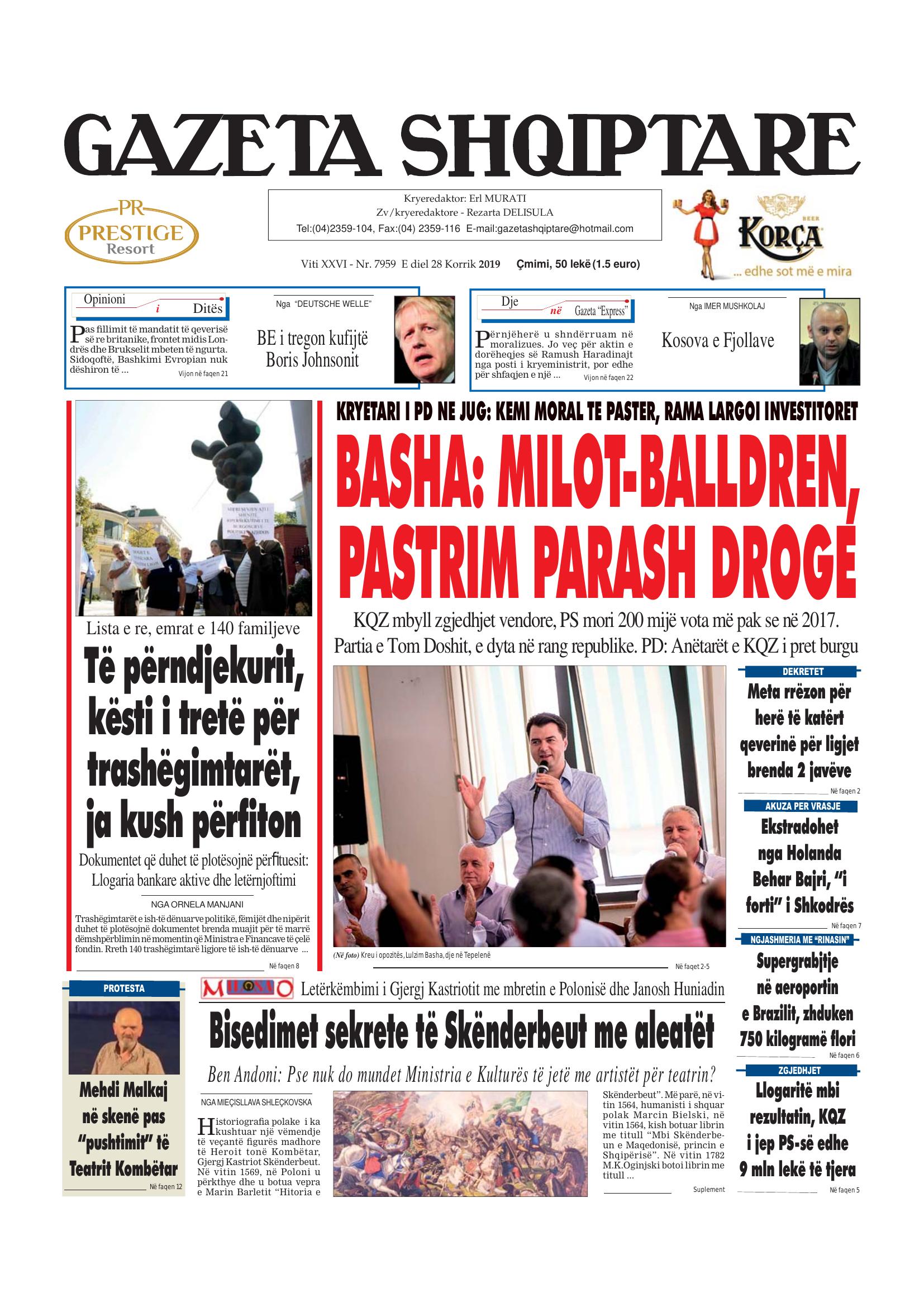 Gazeta Shqiptare 2019-07-28