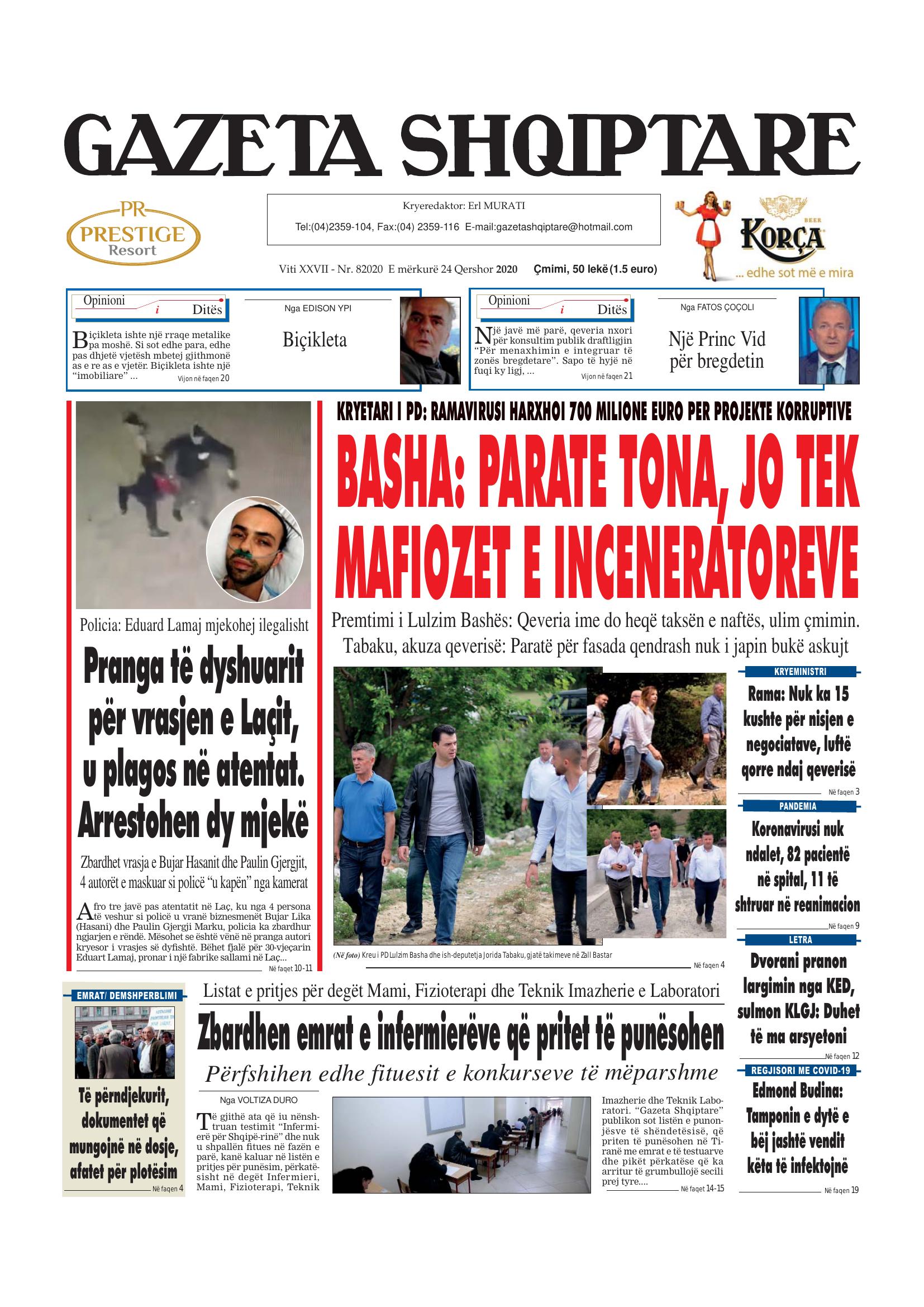 Gazeta Shqiptare 2020-06-24