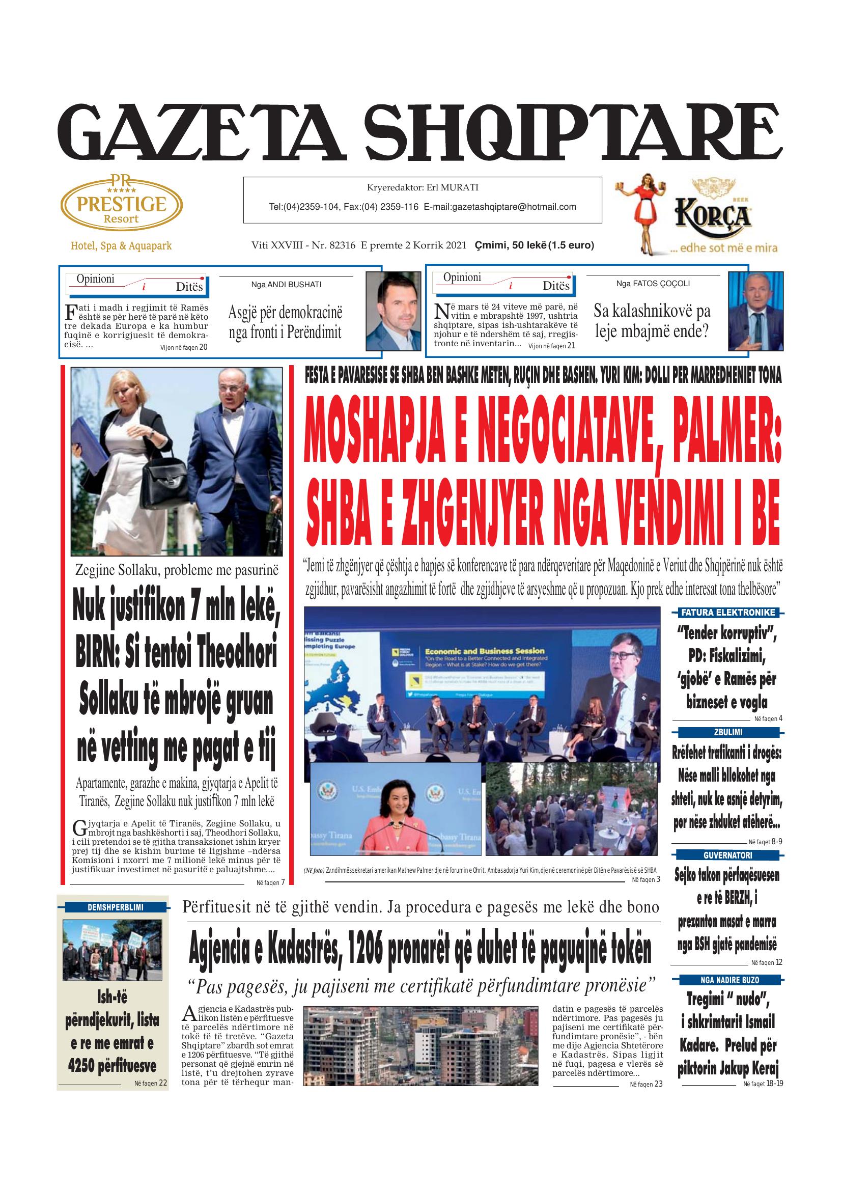 Gazeta Shqiptare 2021-07-02