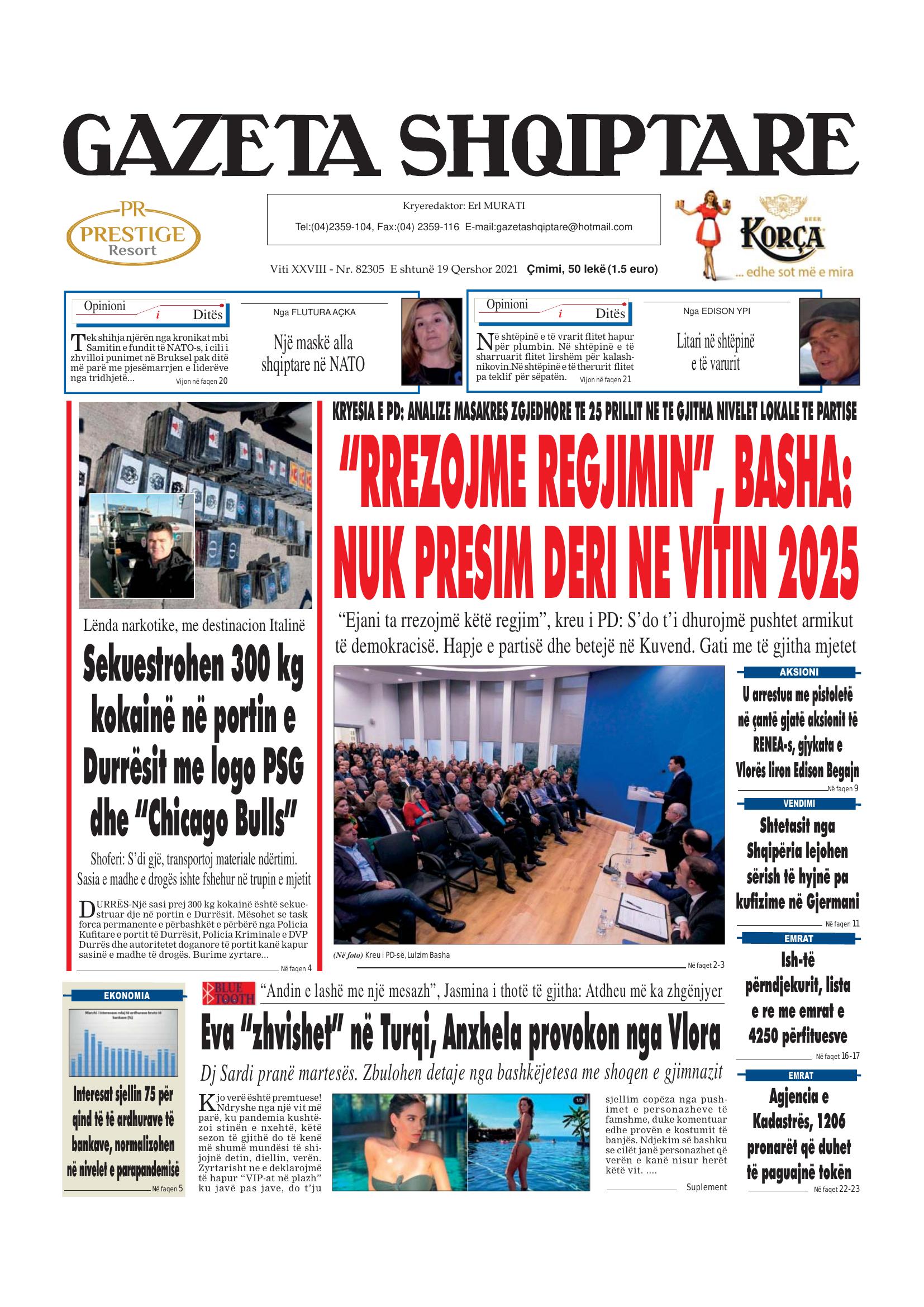 Gazeta Shqiptare 2021-06-19