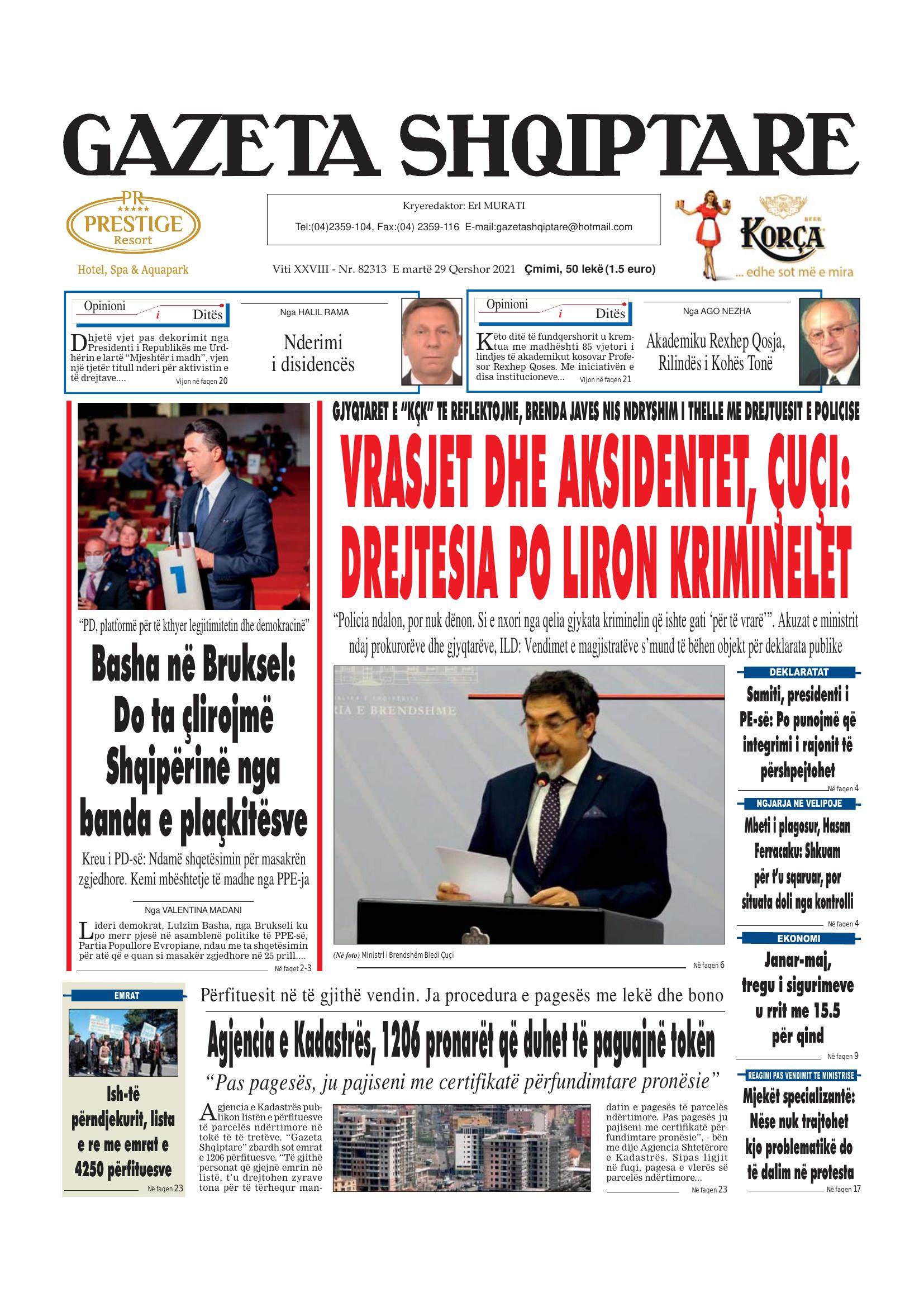 Gazeta Shqiptare 2021-06-29