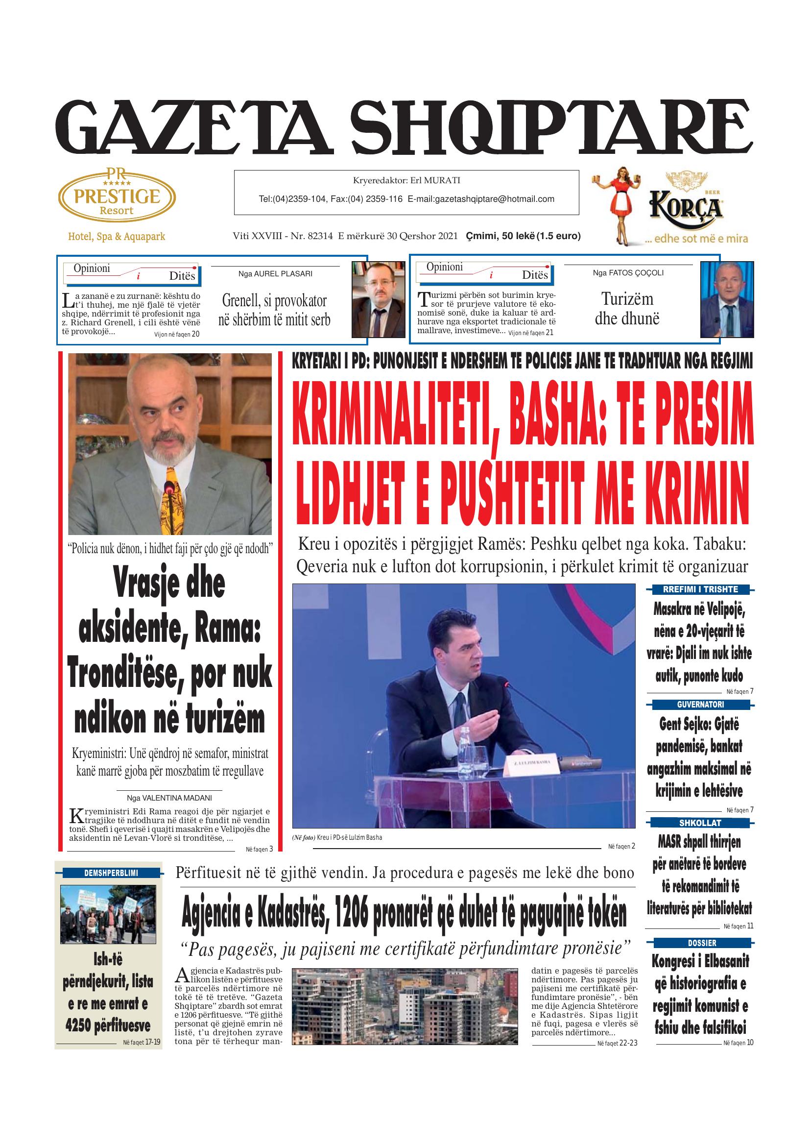 Gazeta Shqiptare 2021-06-30