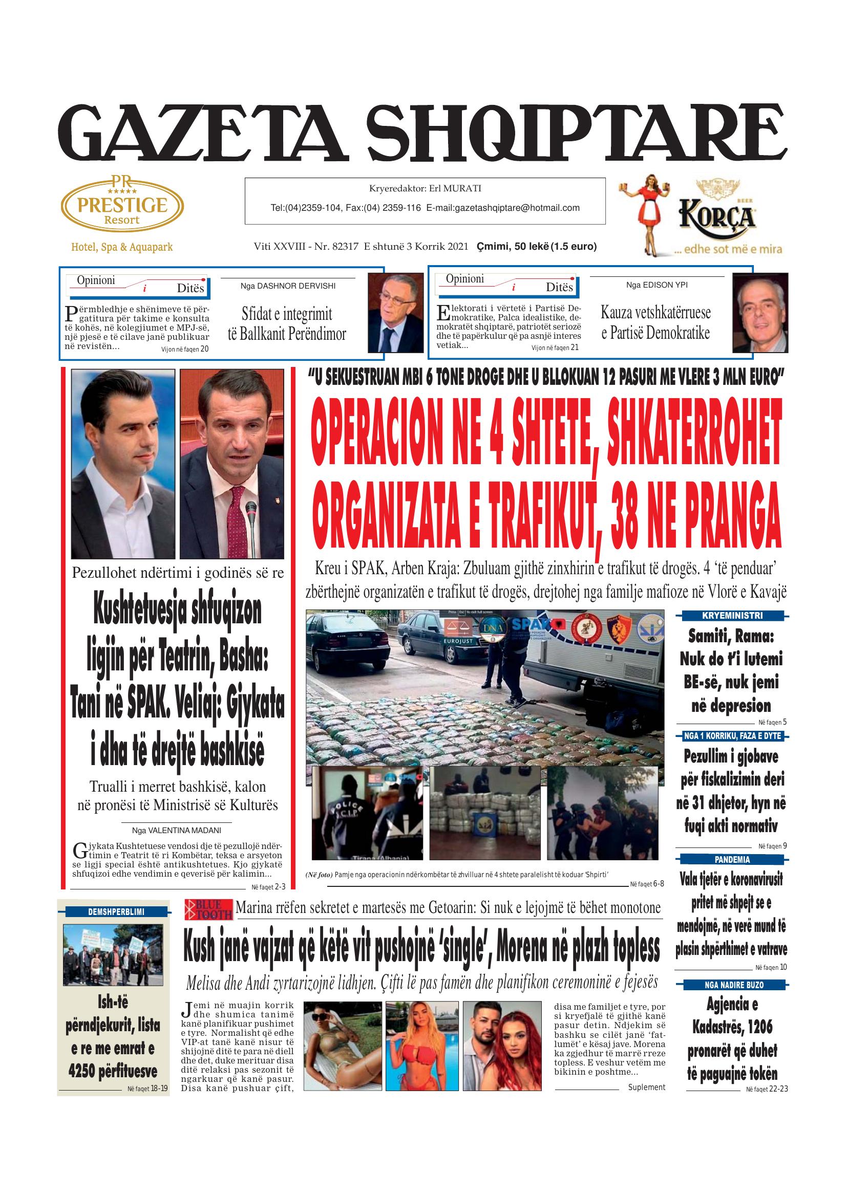 Gazeta Shqiptare 2021-07-03