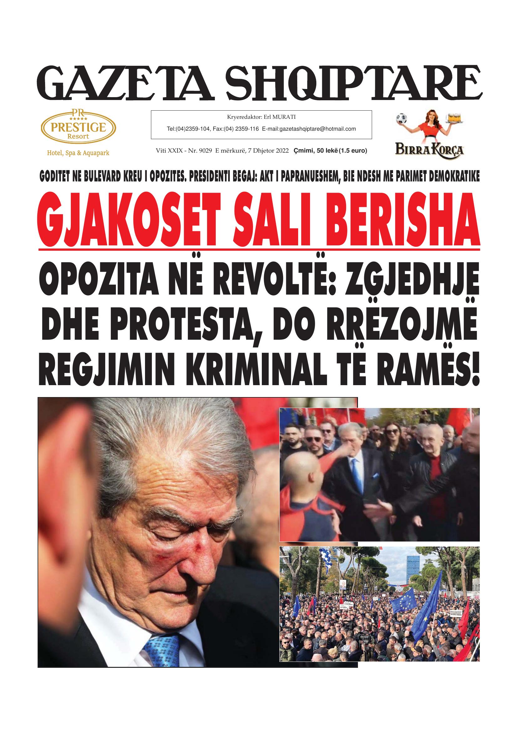 Gazeta Shqiptare 2022-12-07