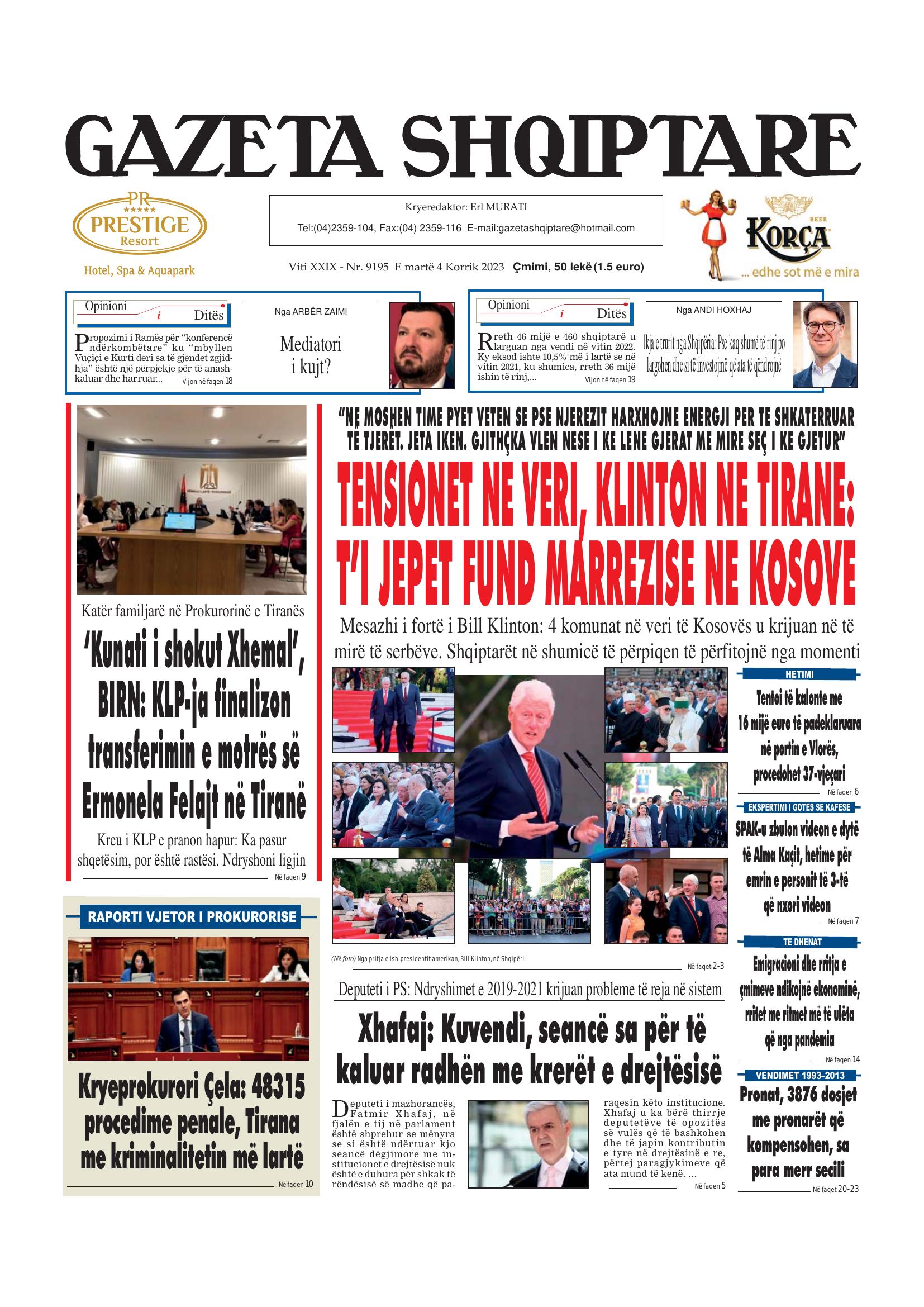 Gazeta Shqiptare 2023-07-04