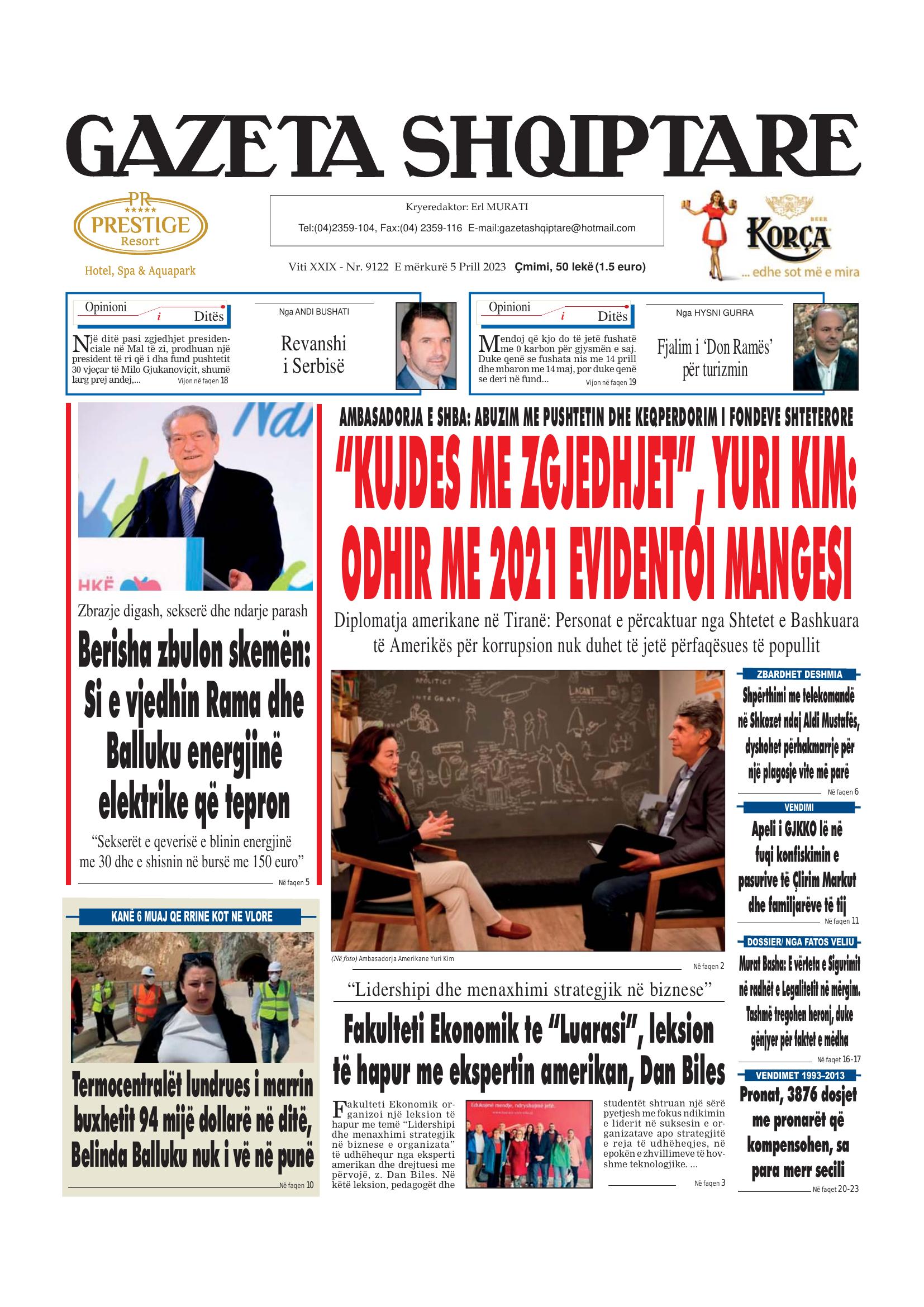 Gazeta Shqiptare 2023-04-05