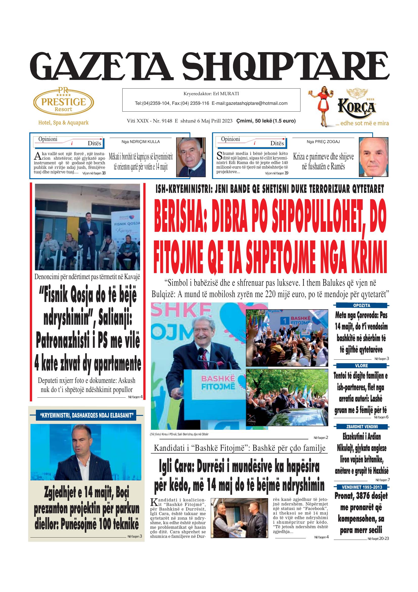 Gazeta Shqiptare 2023-05-06
