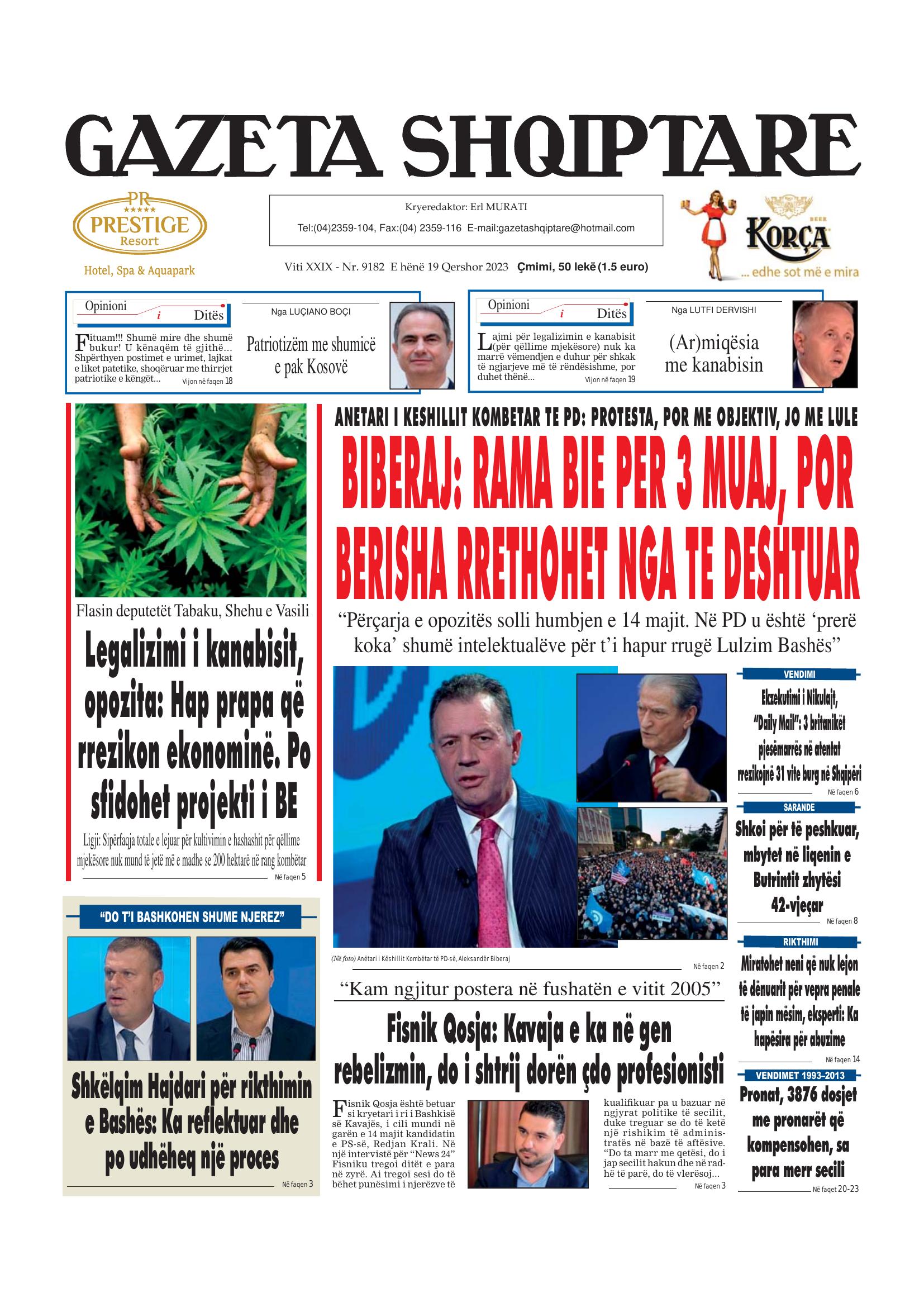 Gazeta Shqiptare 2023-06-19