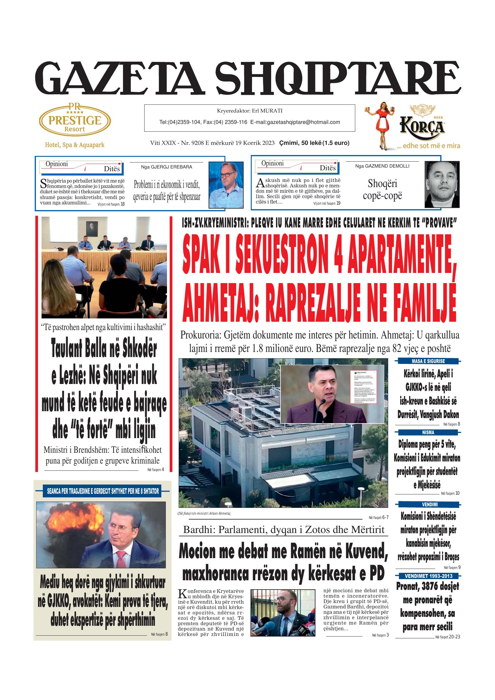 Gazeta Shqiptare 2023-07-19