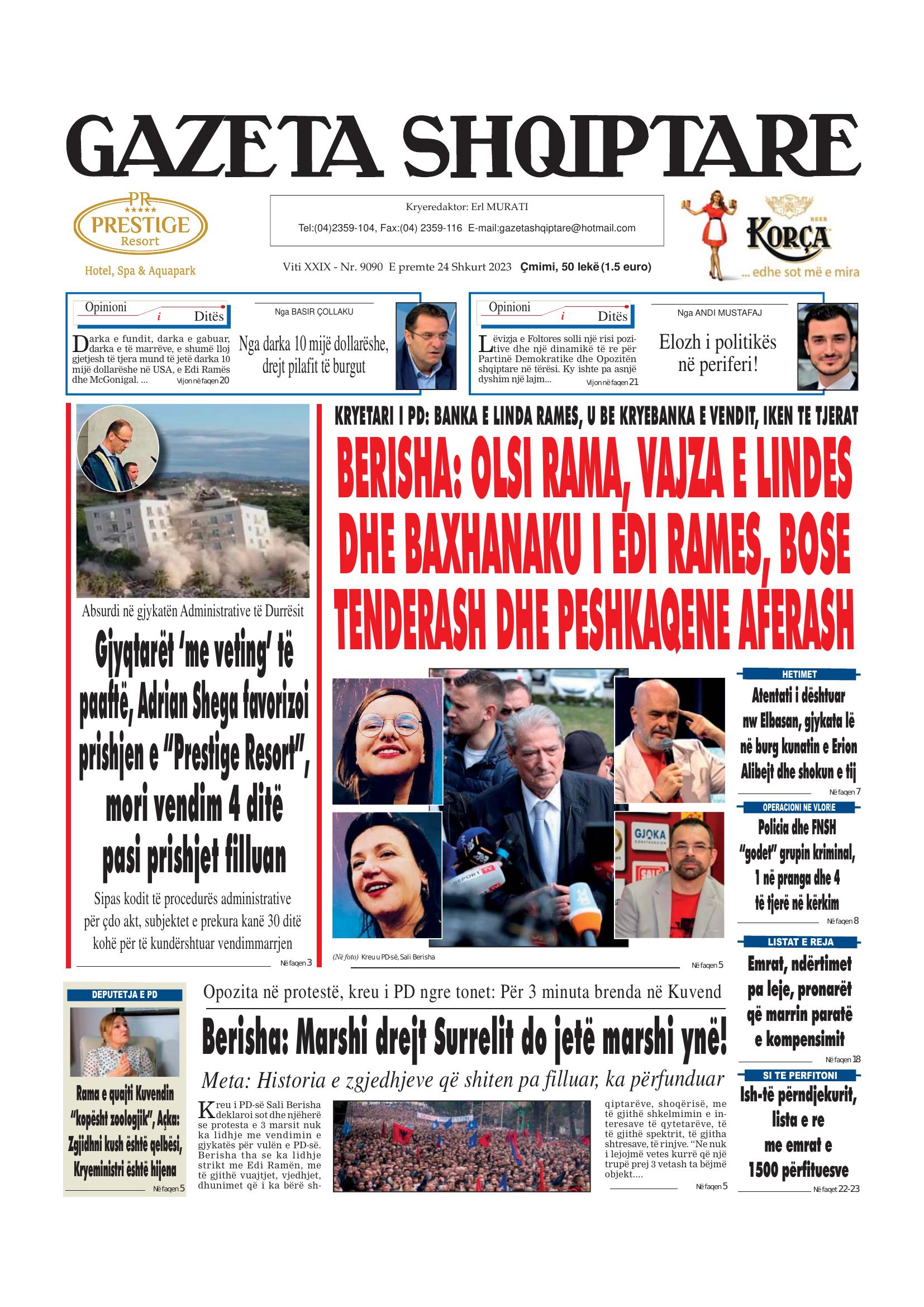 Gazeta Shqiptare 2023-02-24