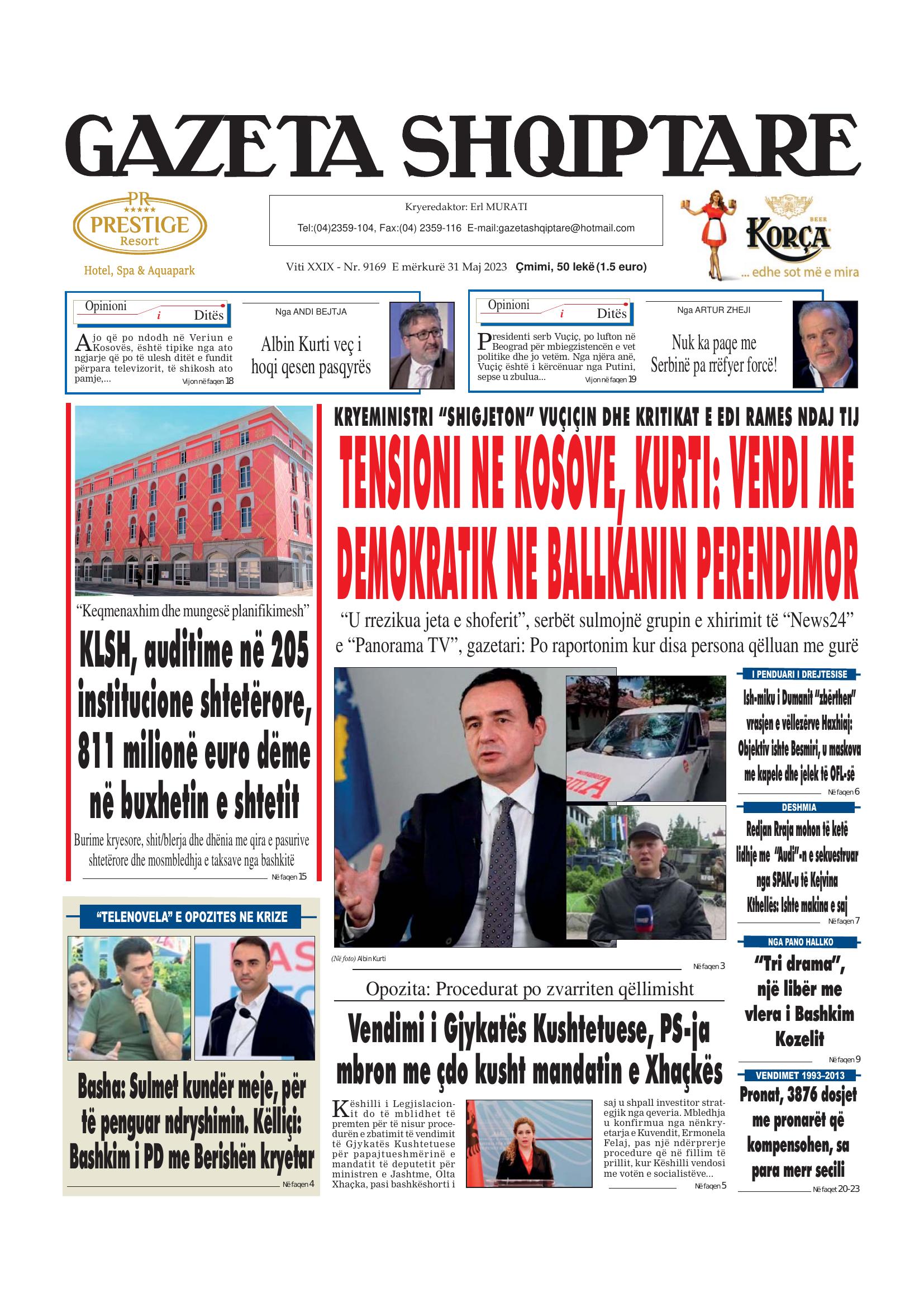 Gazeta Shqiptare 2023-05-31