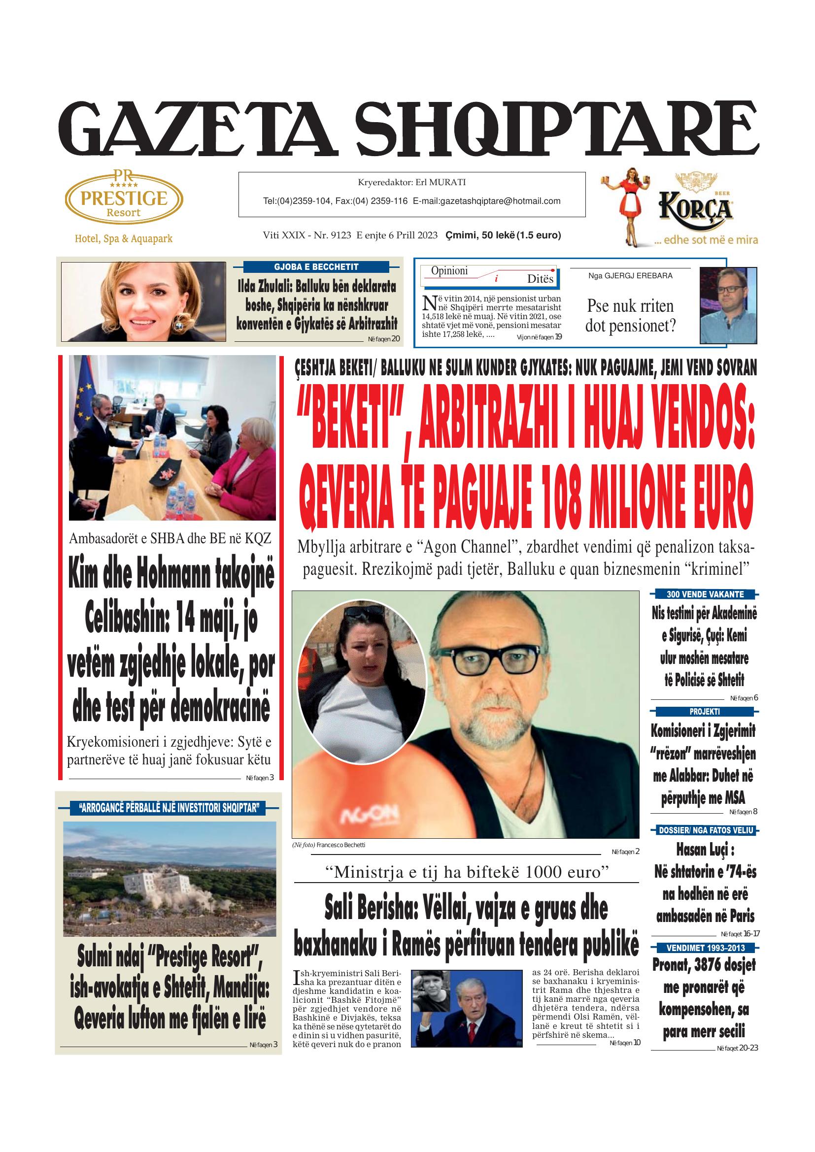 Gazeta Shqiptare 2023-04-06