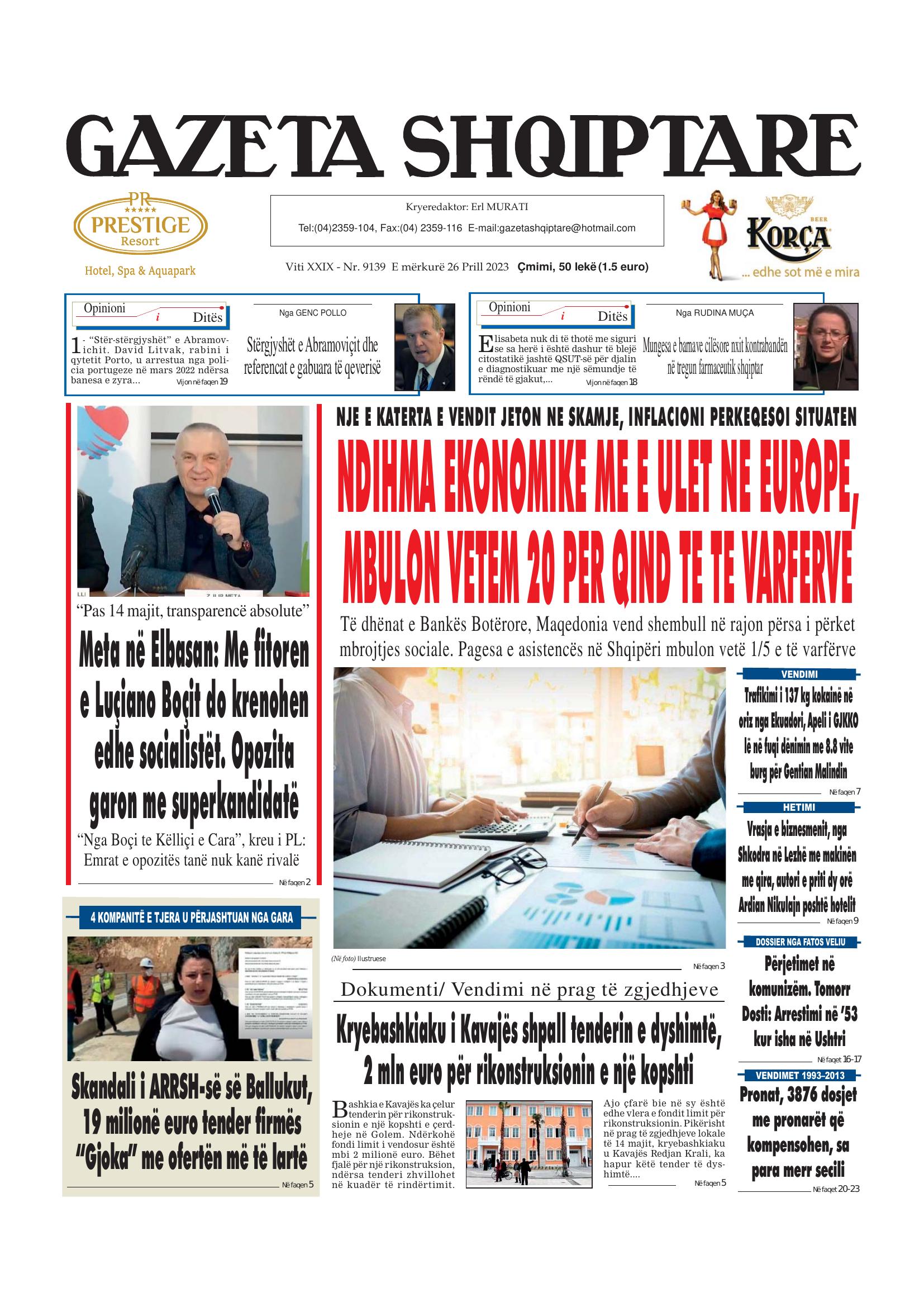 Gazeta Shqiptare 2023-04-26