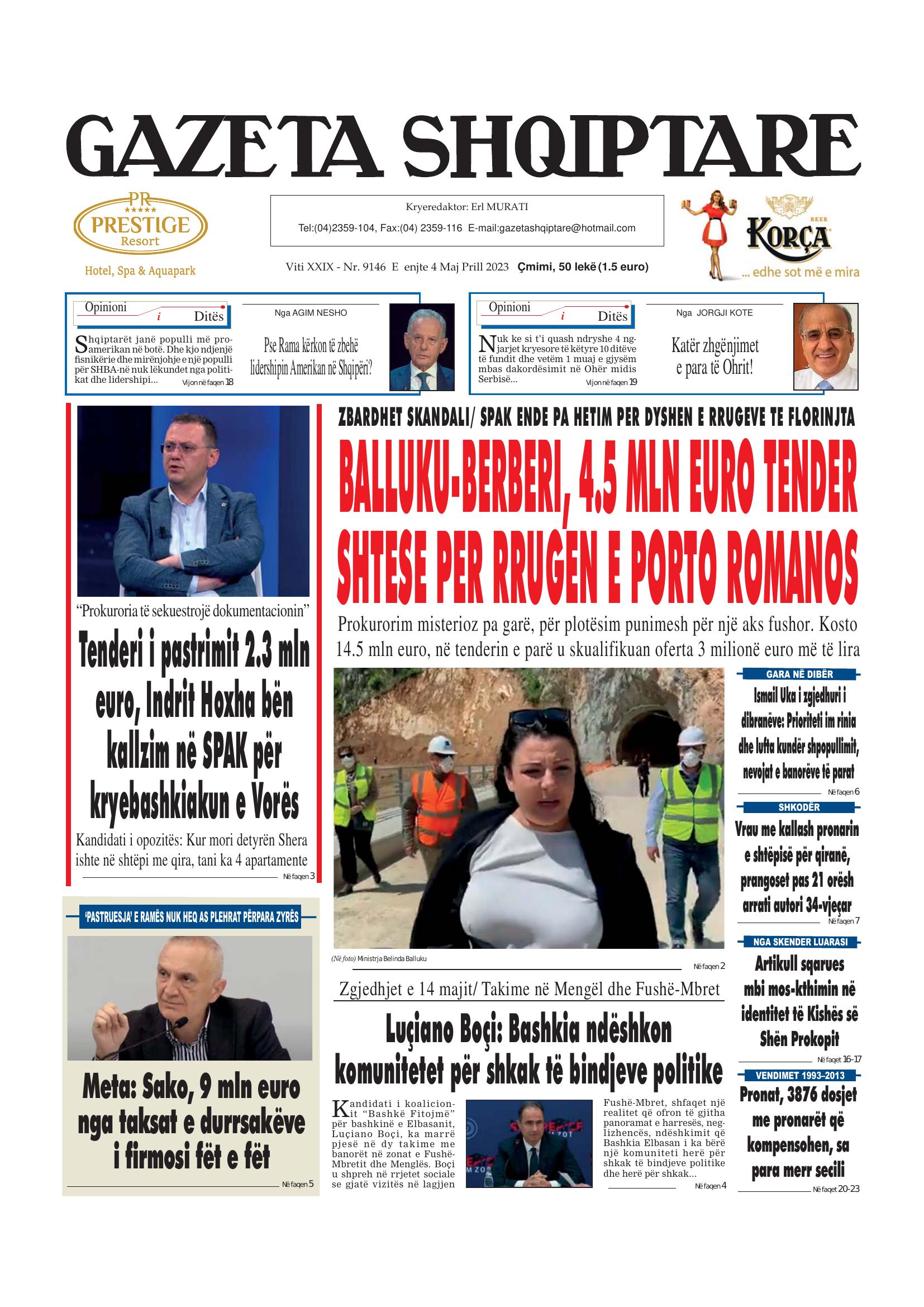 Gazeta Shqiptare 2023-05-04