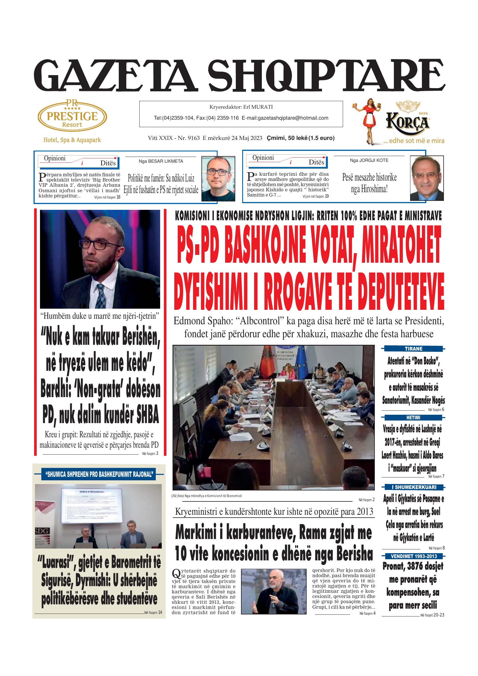 Gazeta Shqiptare 2023-05-24